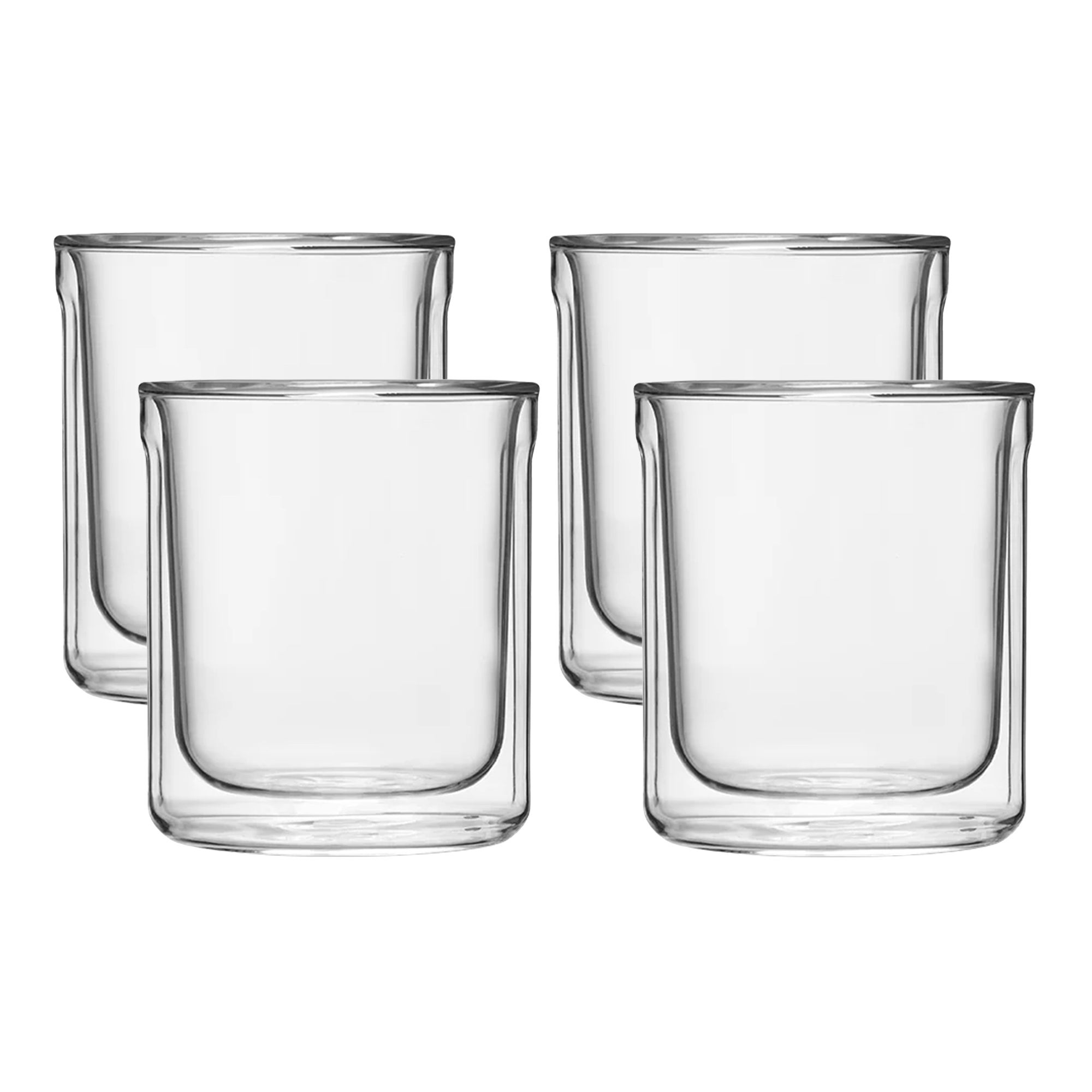 12oz Rocks Glasses - Set of 4 Clear