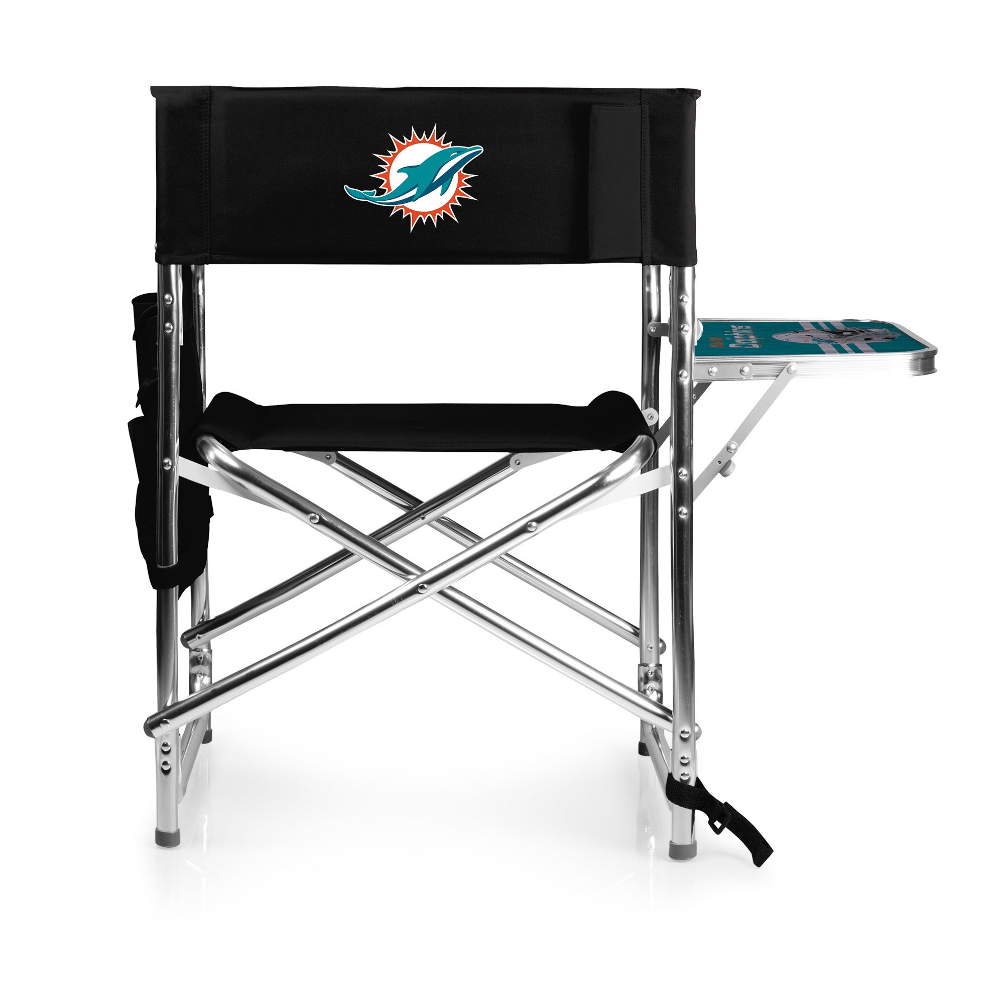 Sports Chair - Miami Dolphins Black