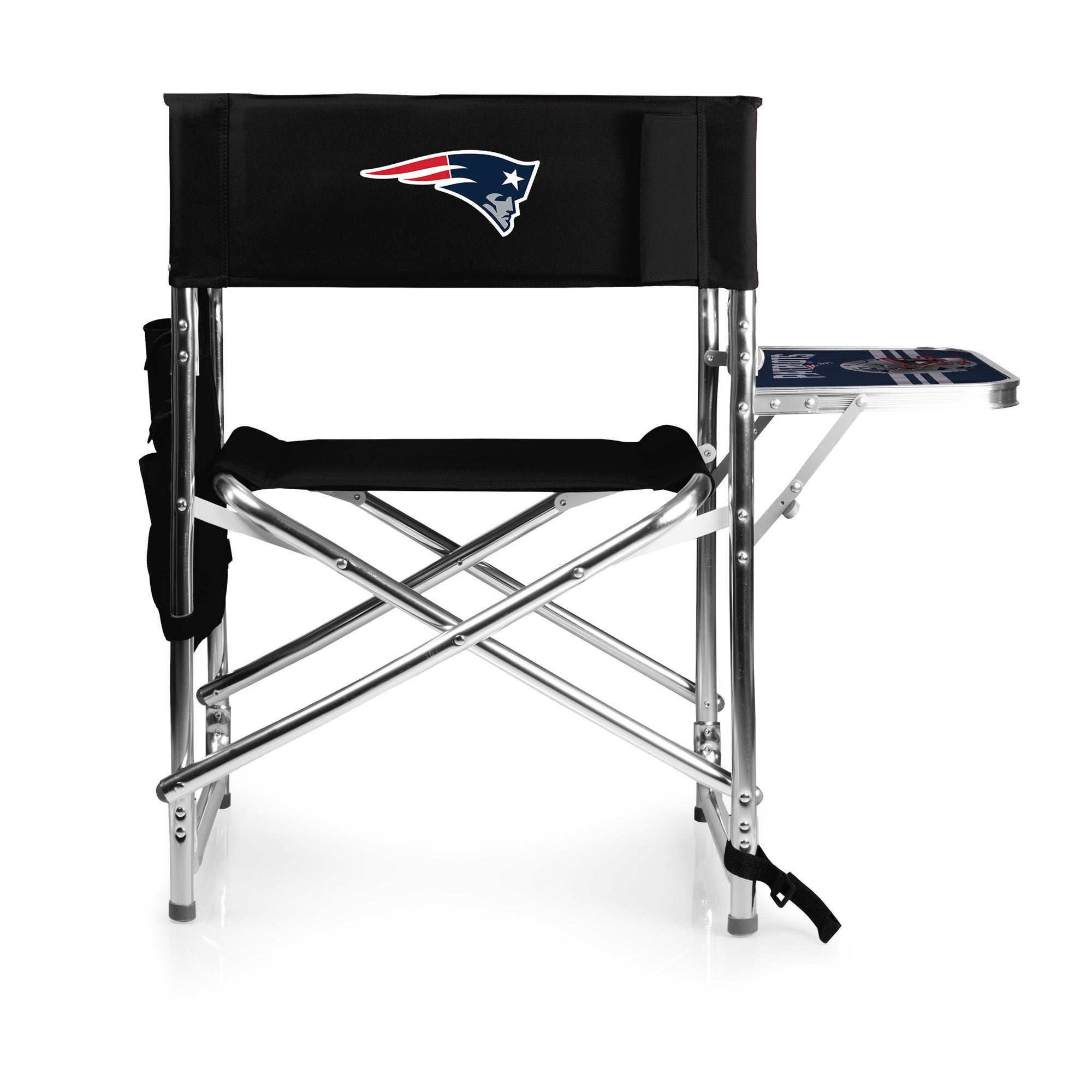 Sports Chair - New England Patriots Black