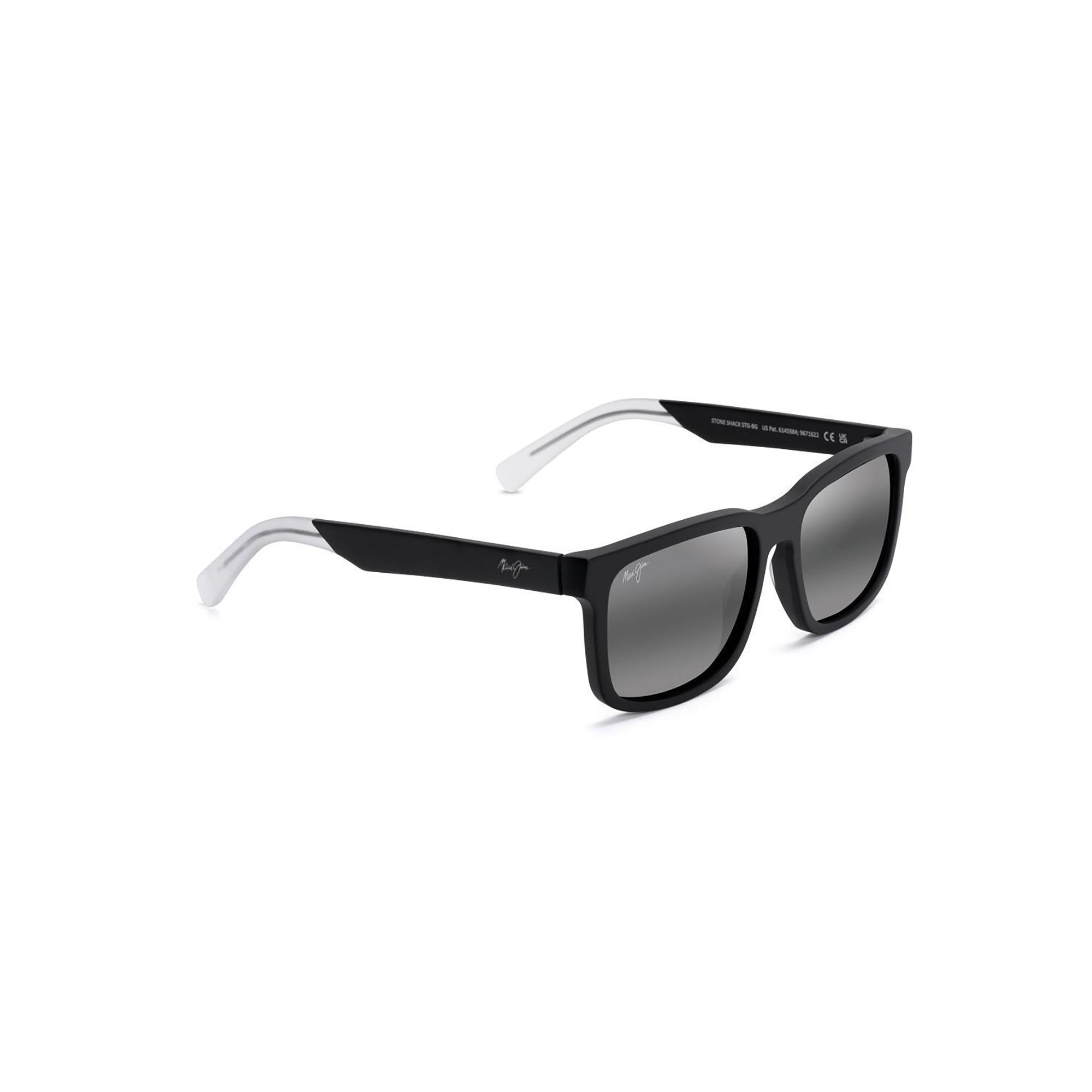 Stone Shack Polarized Sunglasses Matte Black Frame Neutral Gray Lens