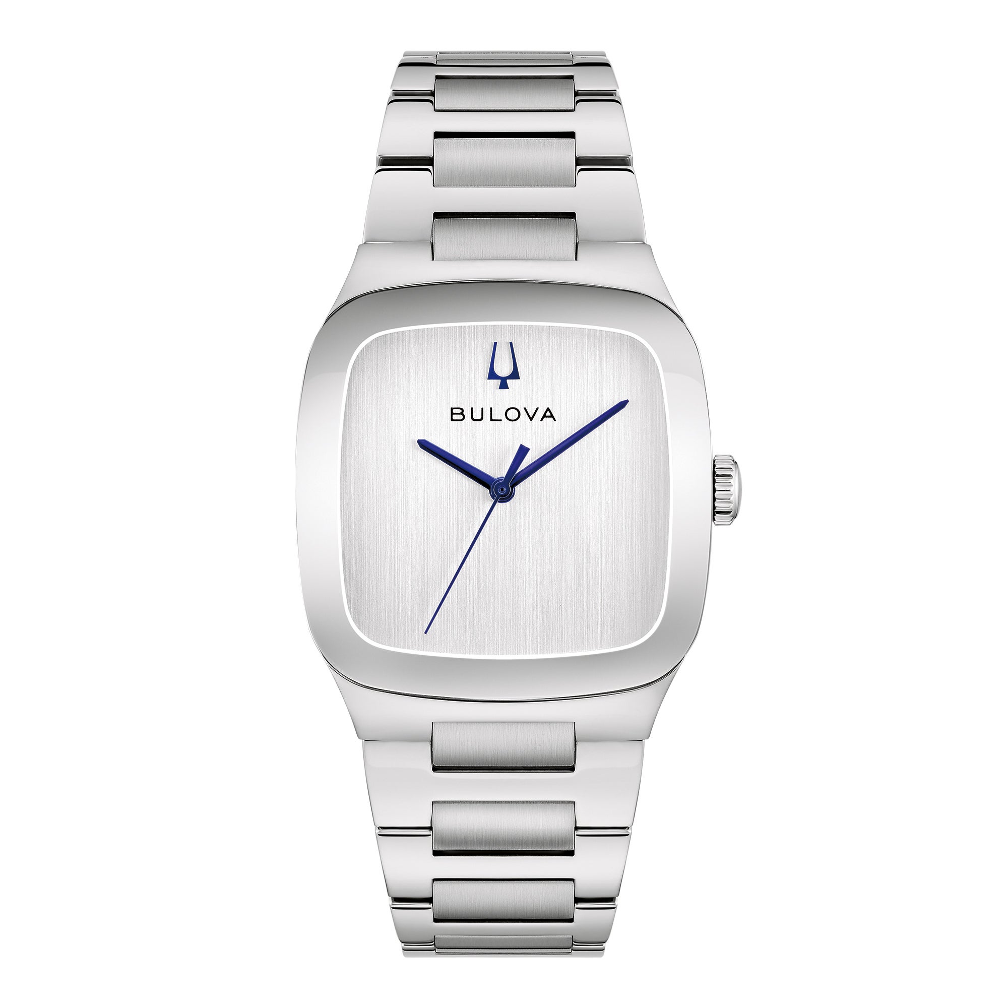 Unisex Latin GRAMMY Millennia Silver-Tone Stainless Steel Watch Silver Dial