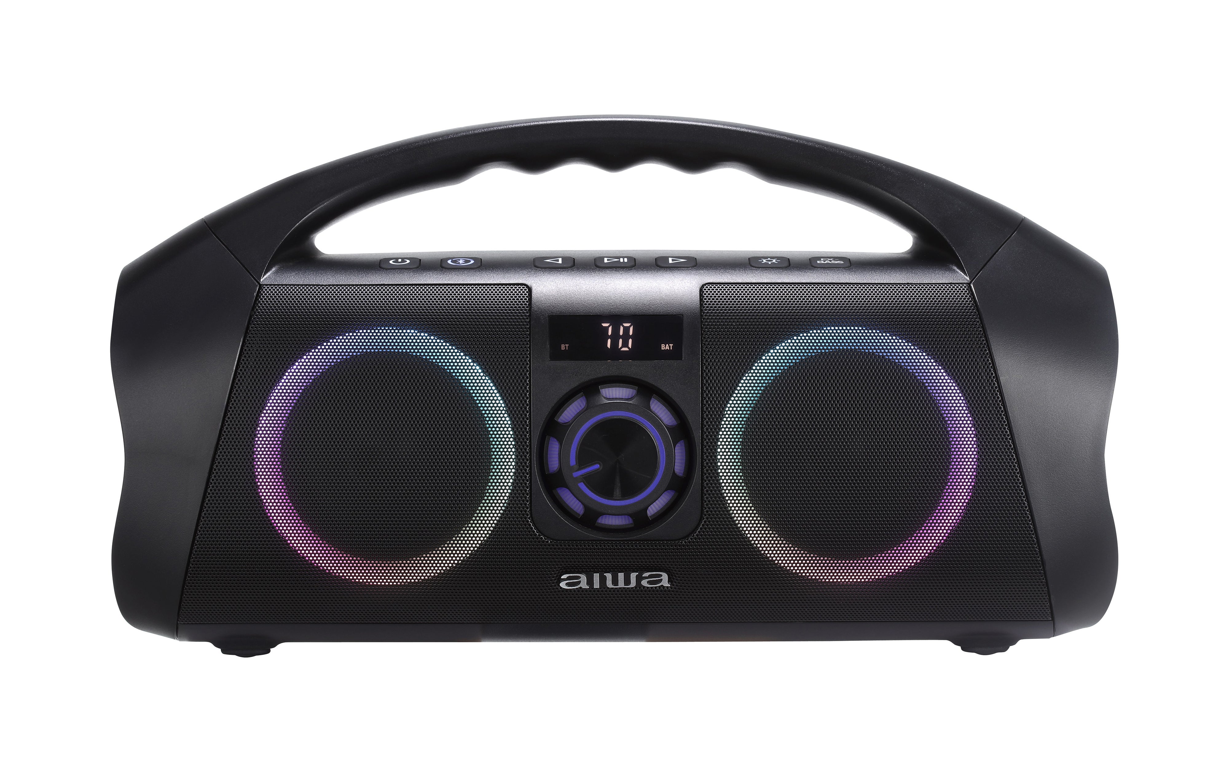 Wireless Boombox w/ Multi-Color Lighting
