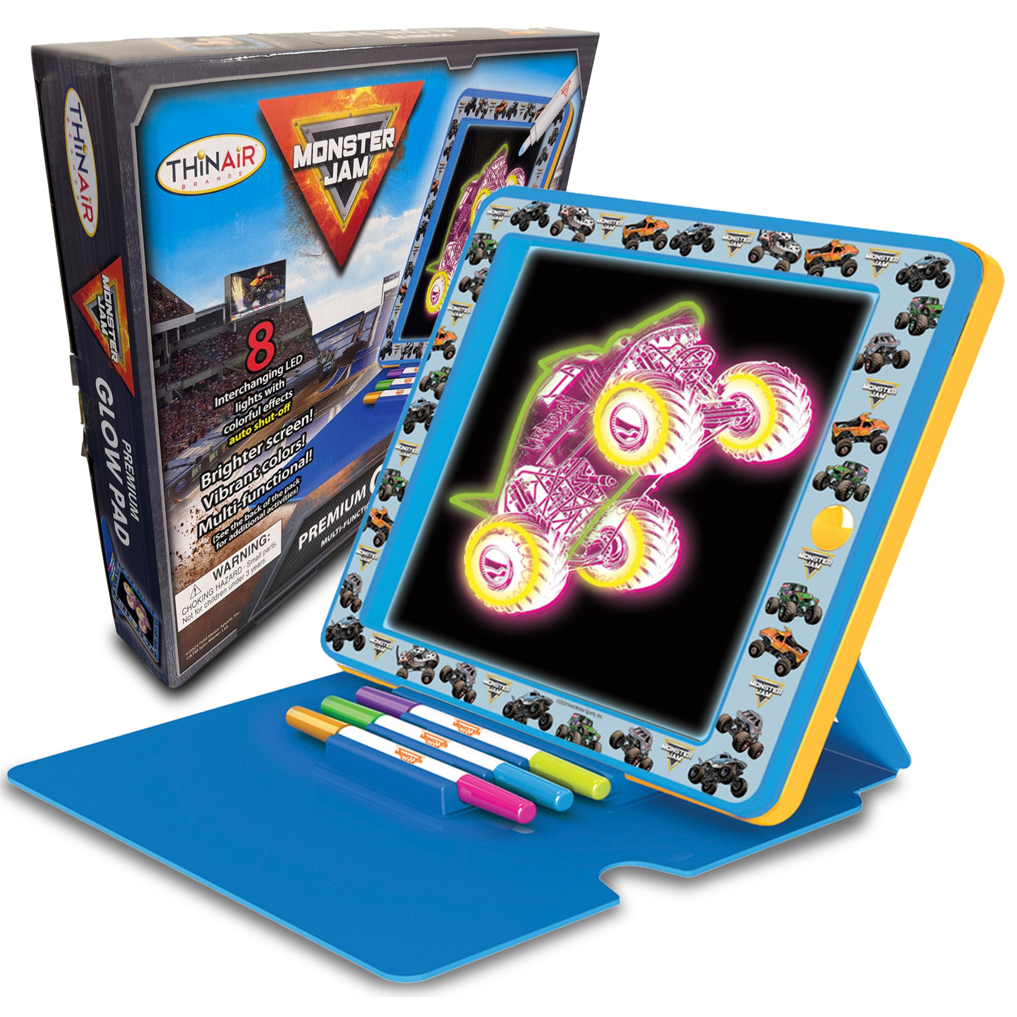 Monster Jam Permium Glow Pad Ages 3+ Years