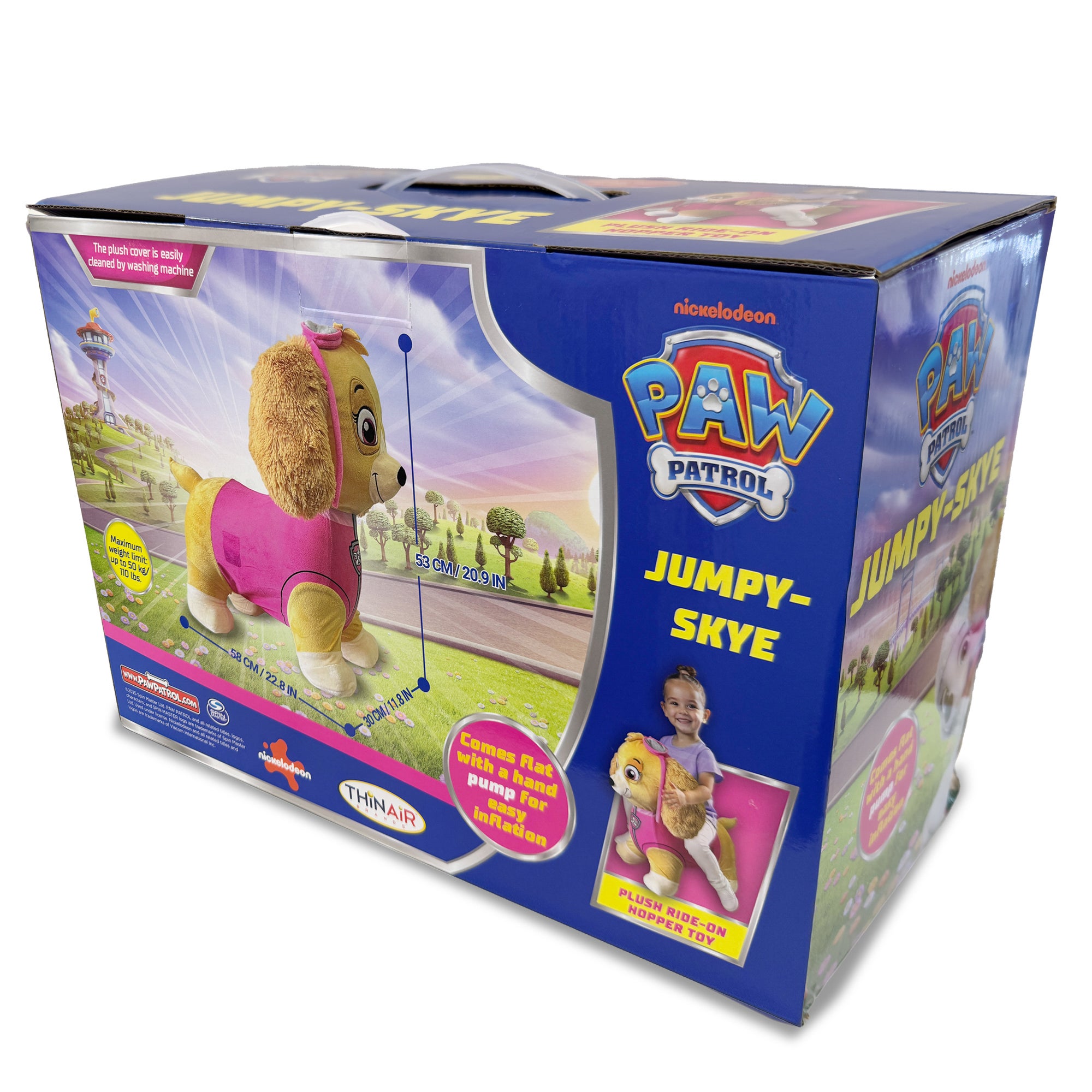 Paw Patrol Plush Jumpy Pal Ages 18+ Months - Skye