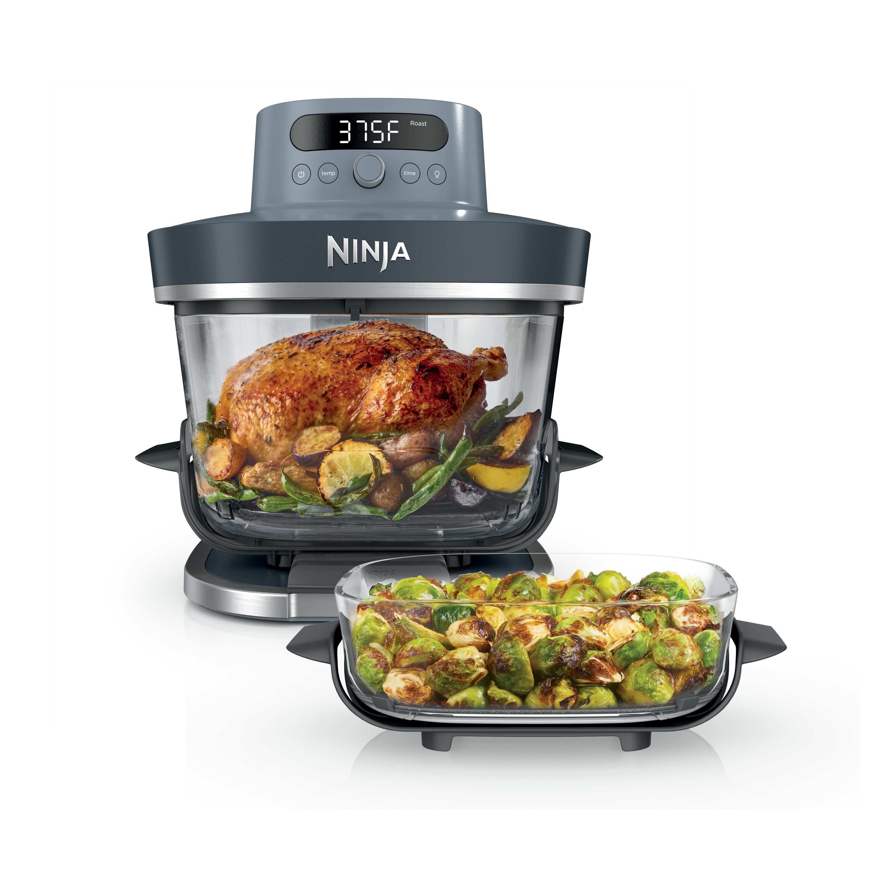 Crispi Pro 6-in-1 Glass Countertop Air Fryer Cyberspace