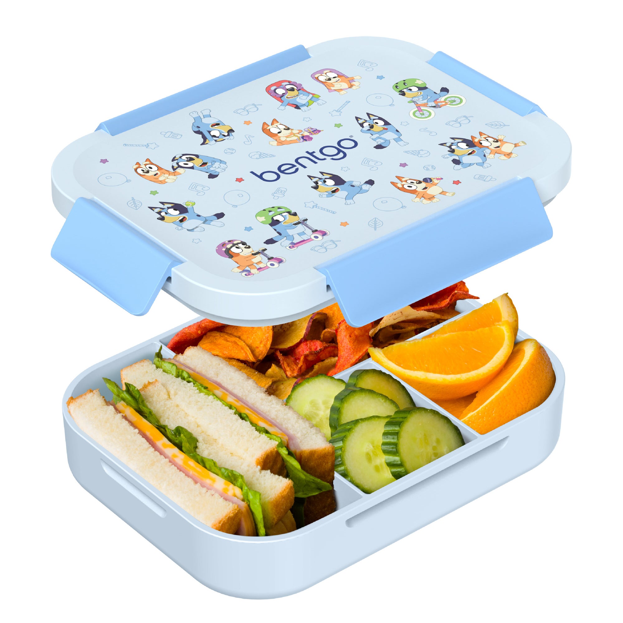 Bentgo + Bluey Kids Snap & Go Leakproof Lunch Box