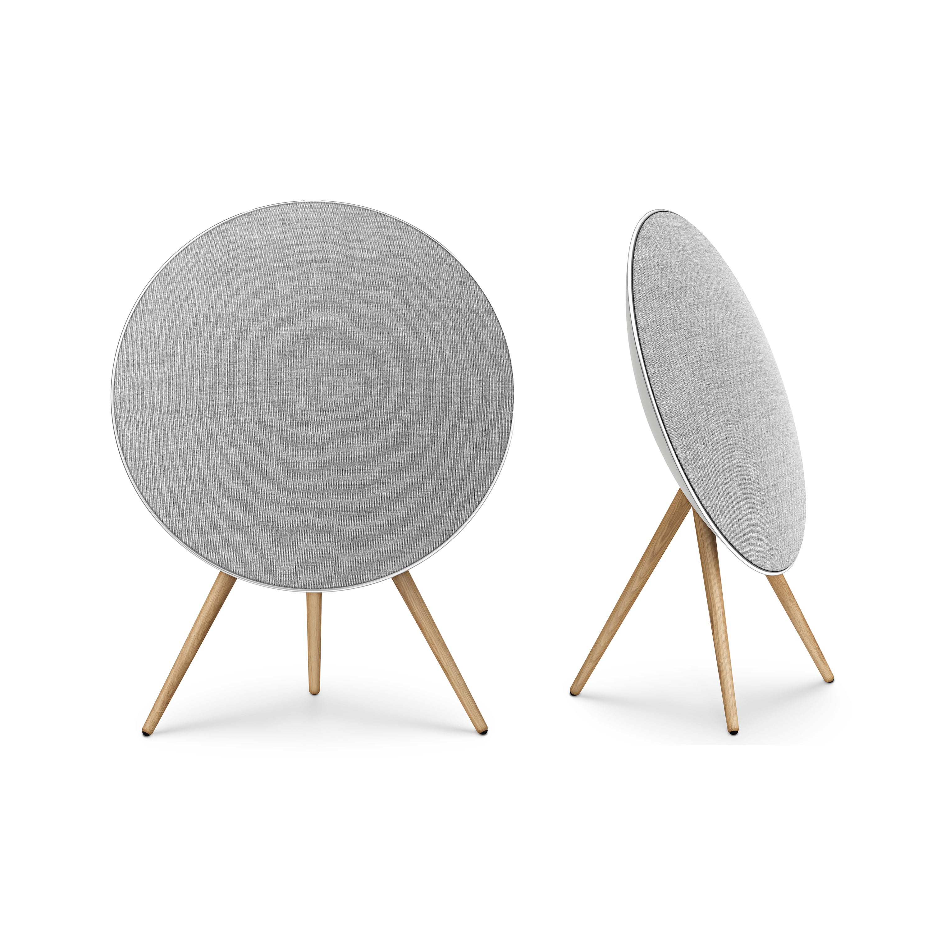 Set of 2 BeoPlay A9 5th Gen Wireless Multiroom Speakers Natural Aluminum