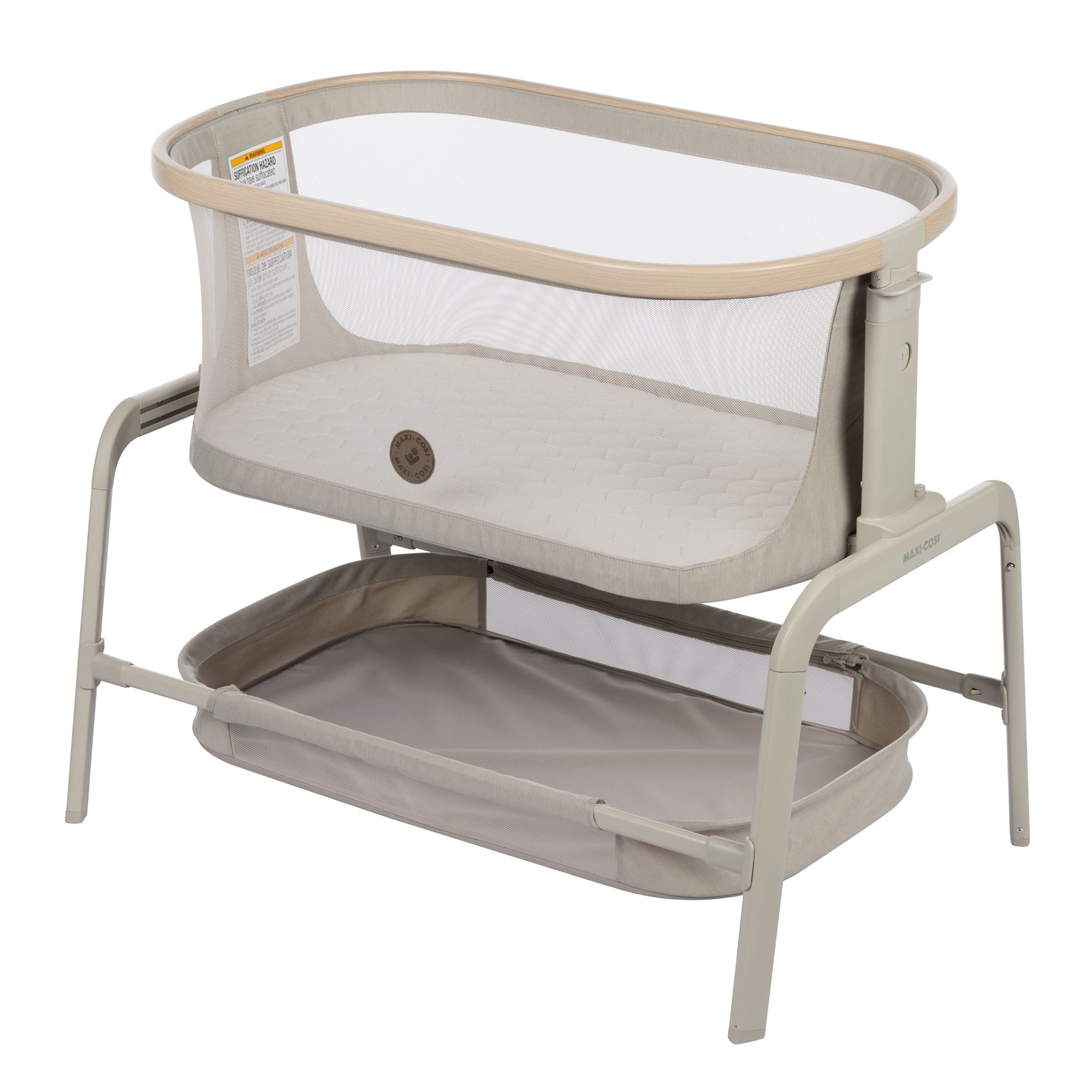 Iora Bedside Bassinet - EcoCare Classic Oat