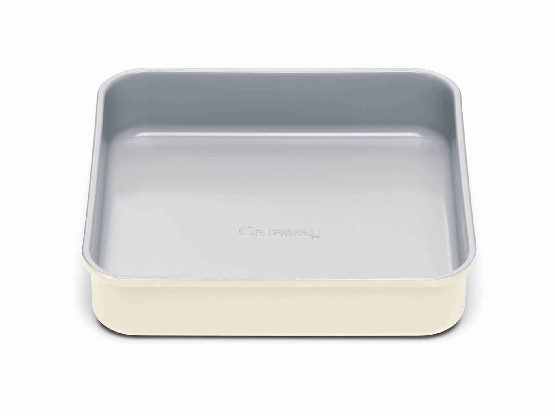 Nonstick Ceramic Square Pan Cream