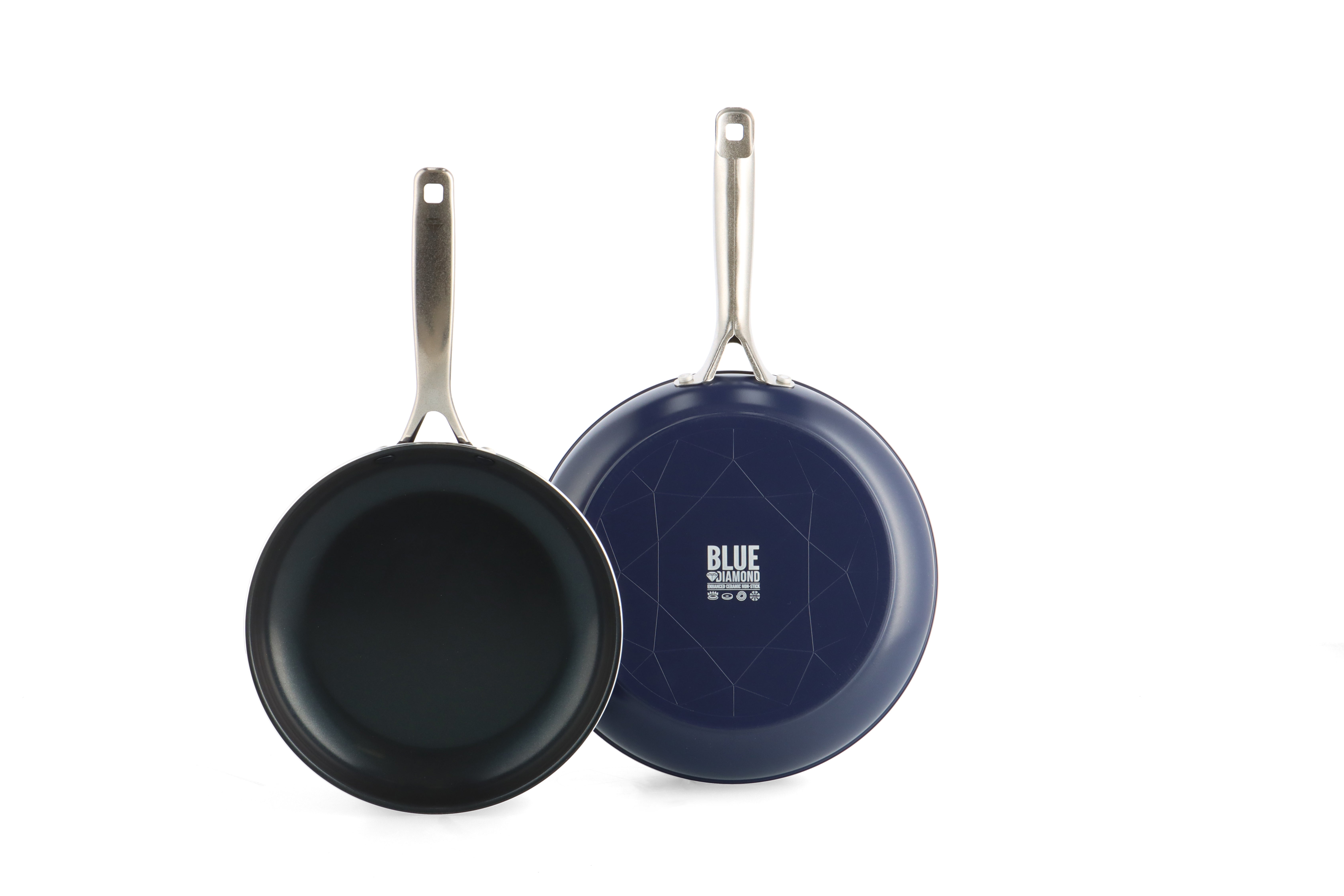 2pc Classic Nonstick Ceramic Frypan Set