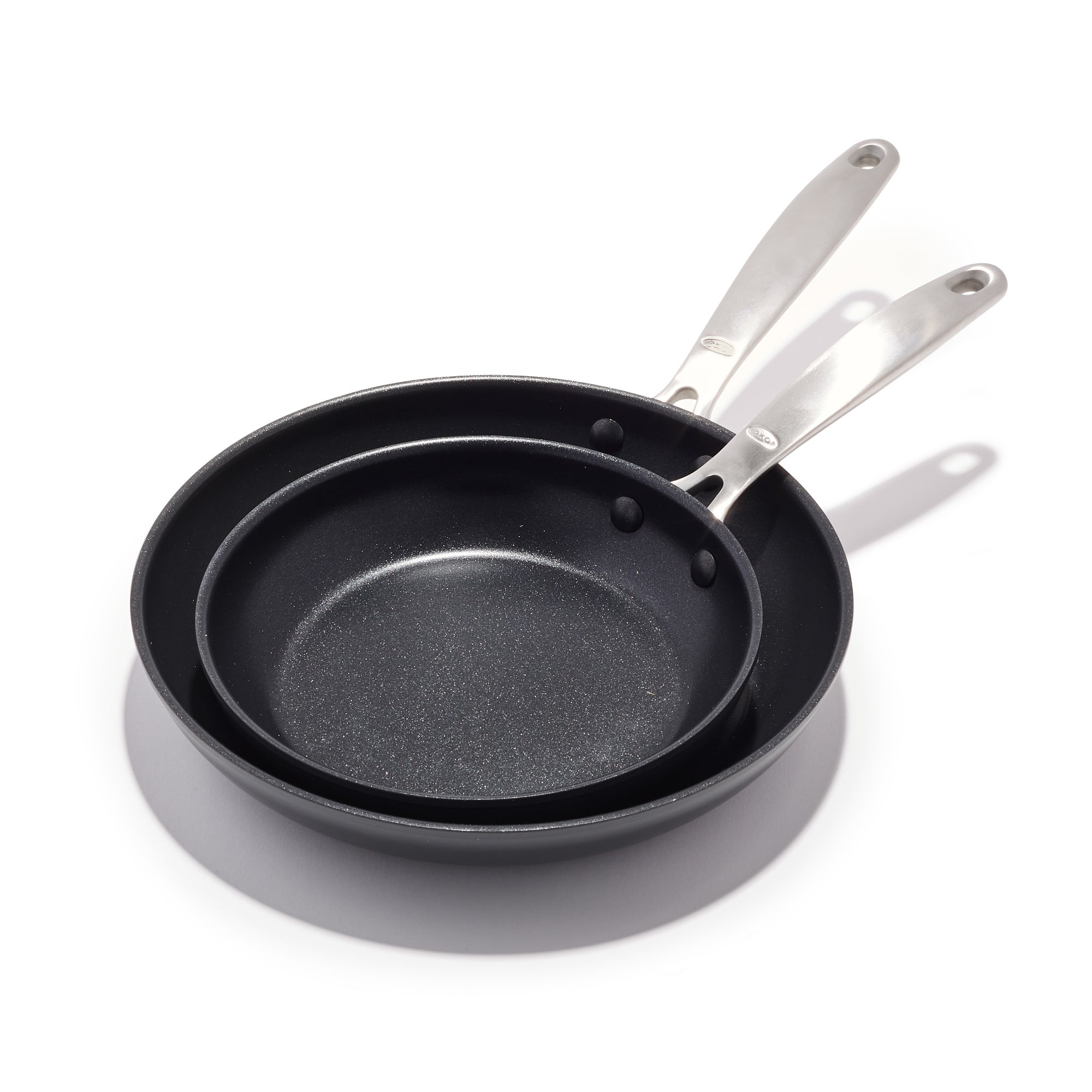 Enhanced 2pc Ceramic Nonstick Frypan Set