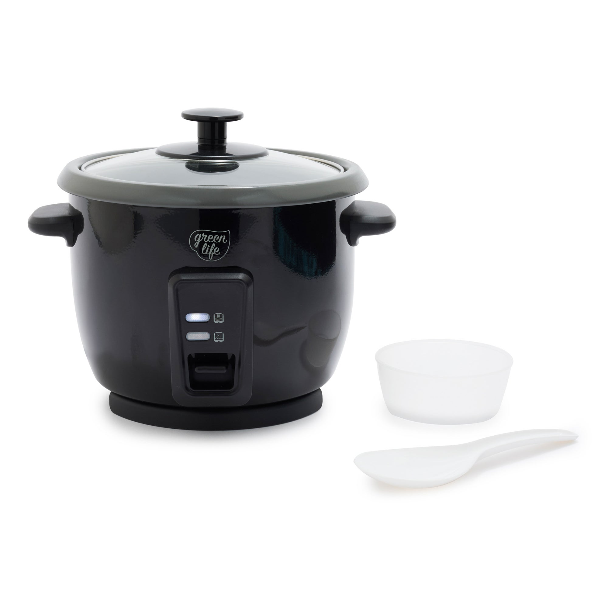 6 Cup Electric Rice Cooker Black