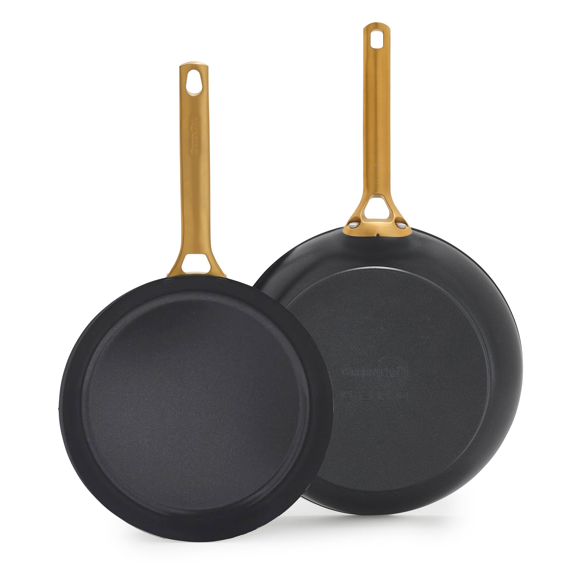 Reserve Pro 2pc Frypan Set - 10" & 12" Black