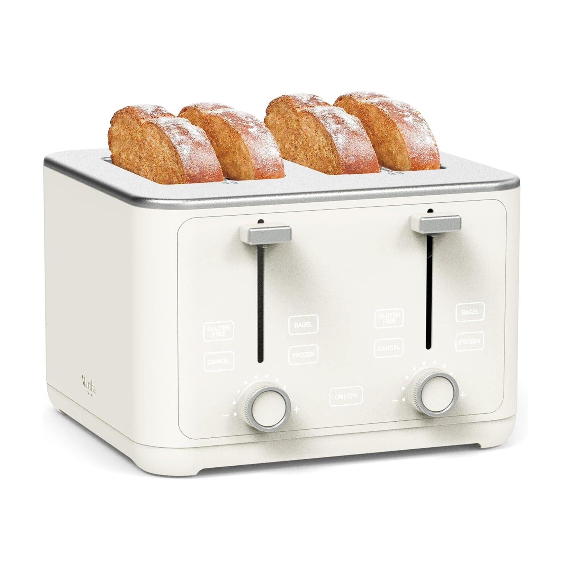Classic 4 Slice Toaster Linen Cream
