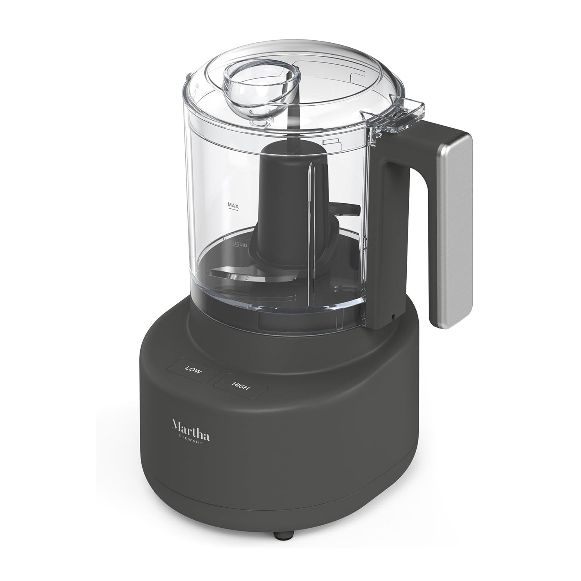 3-Cup Electric Food Chopper Caviar Gray