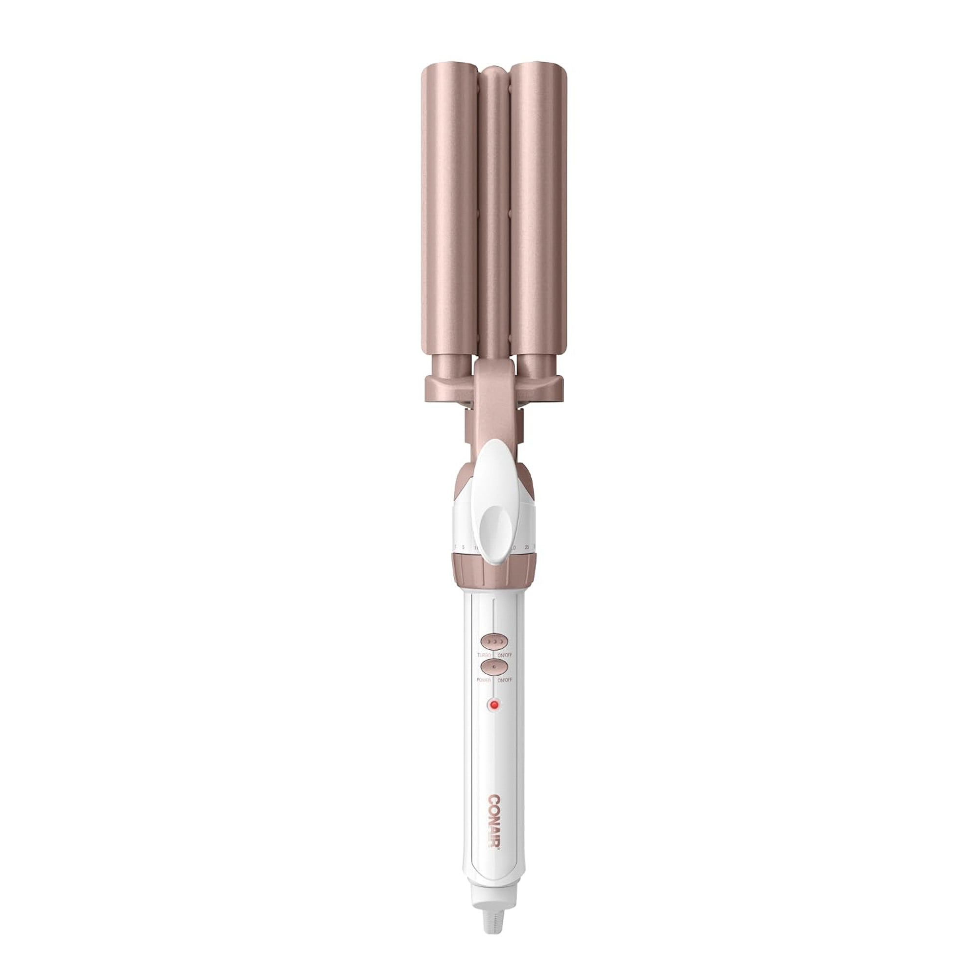 Double Ceramic Triple Barrel Hair Waver/Crimping Iron