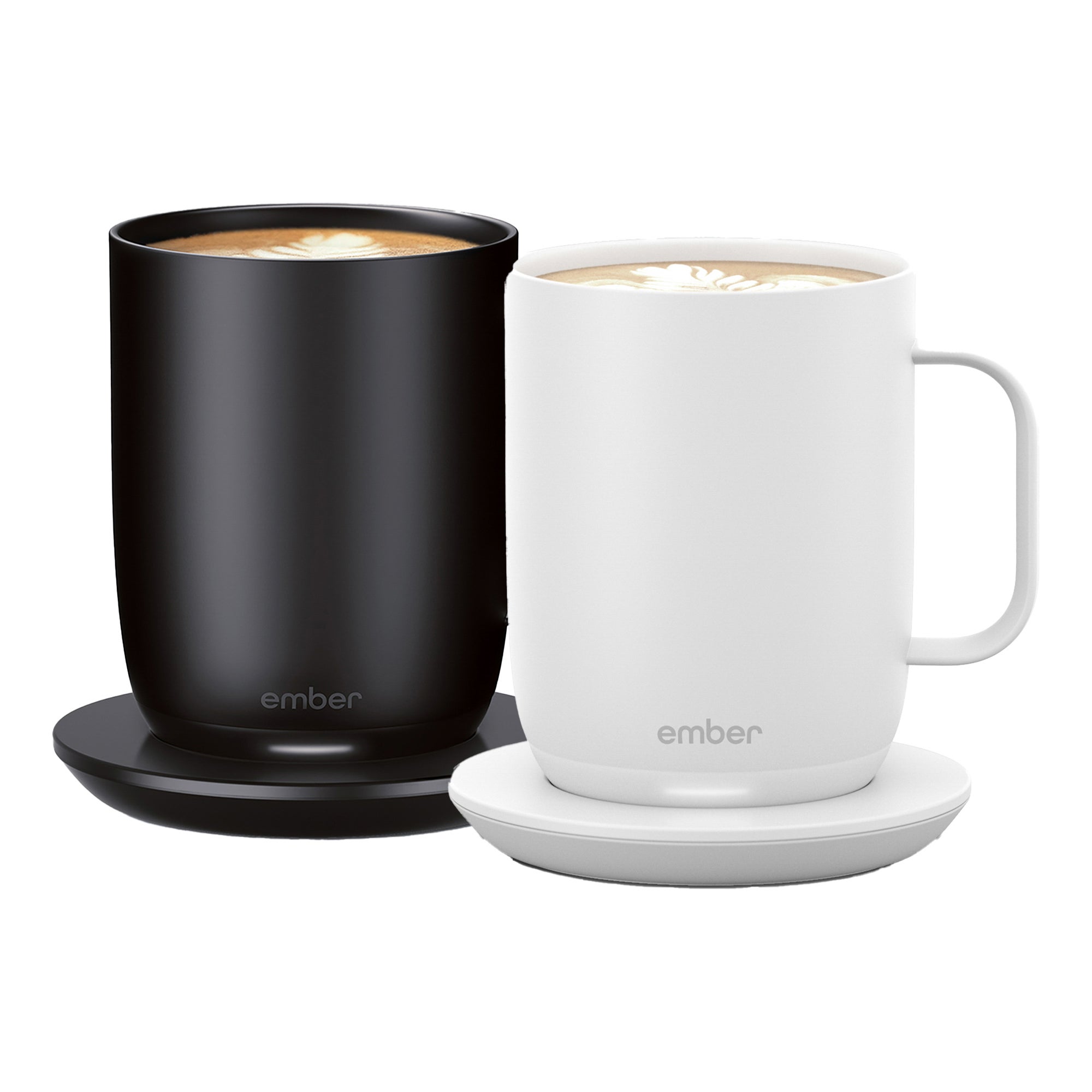 Ember For Two - Temperature Control Smart Mug 2 - 14 oz Black & White