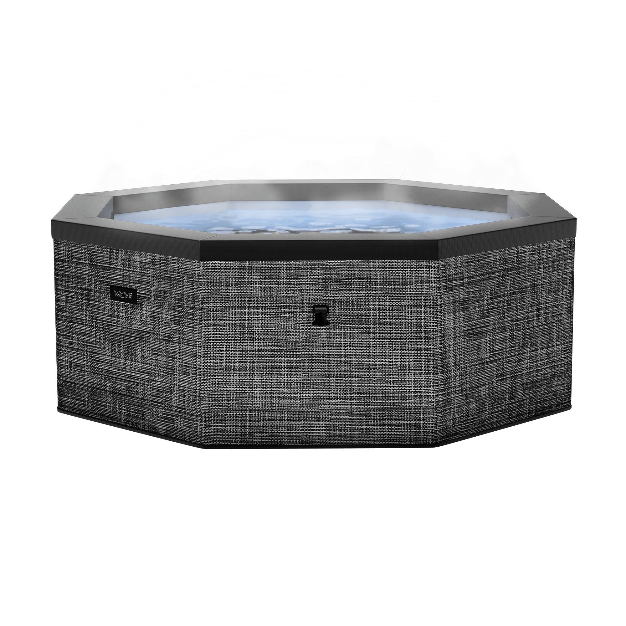 Como Octagon 6 Person Eco Foam Spa Flint Gray
