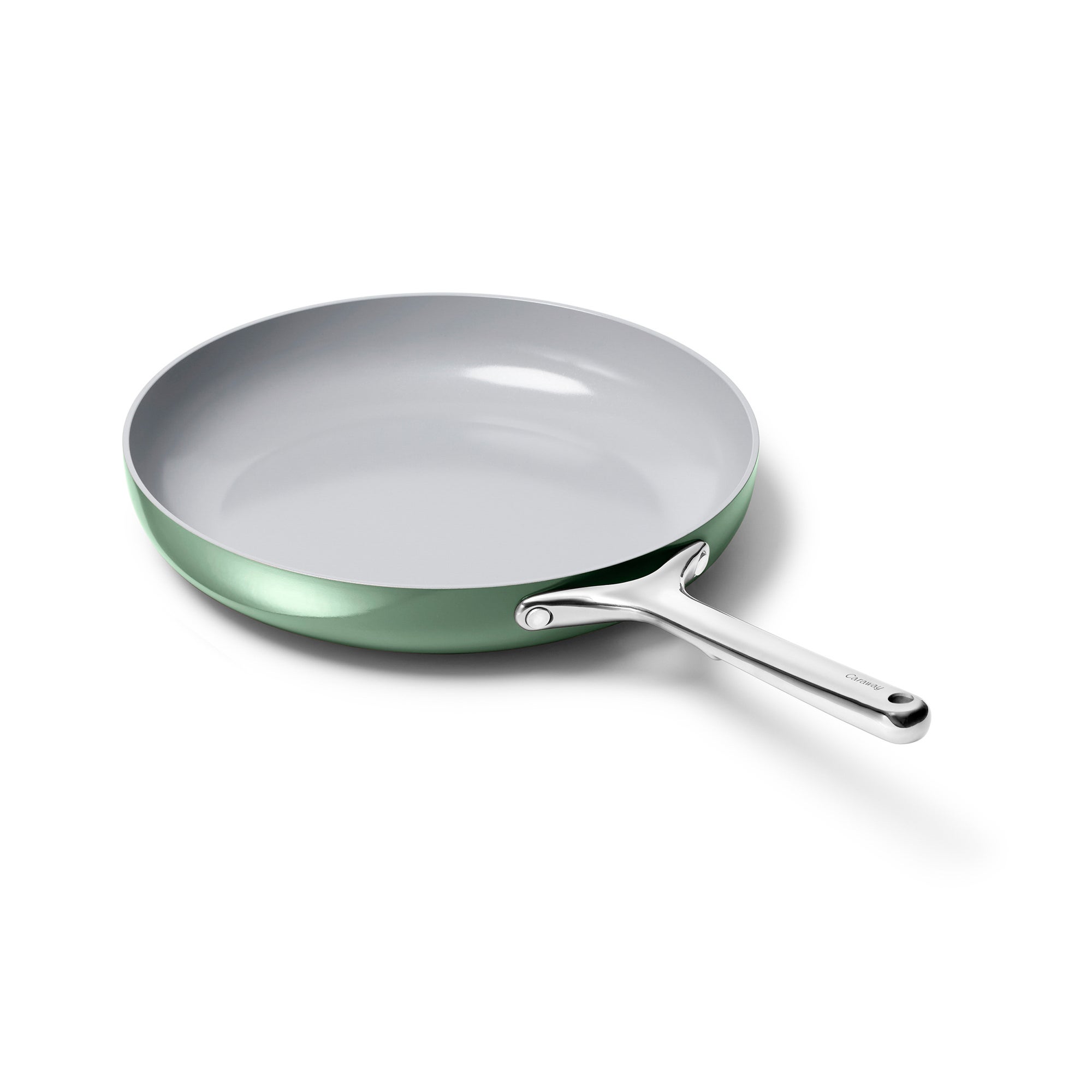 12" Nonstick Ceramic Fry Pan Sage