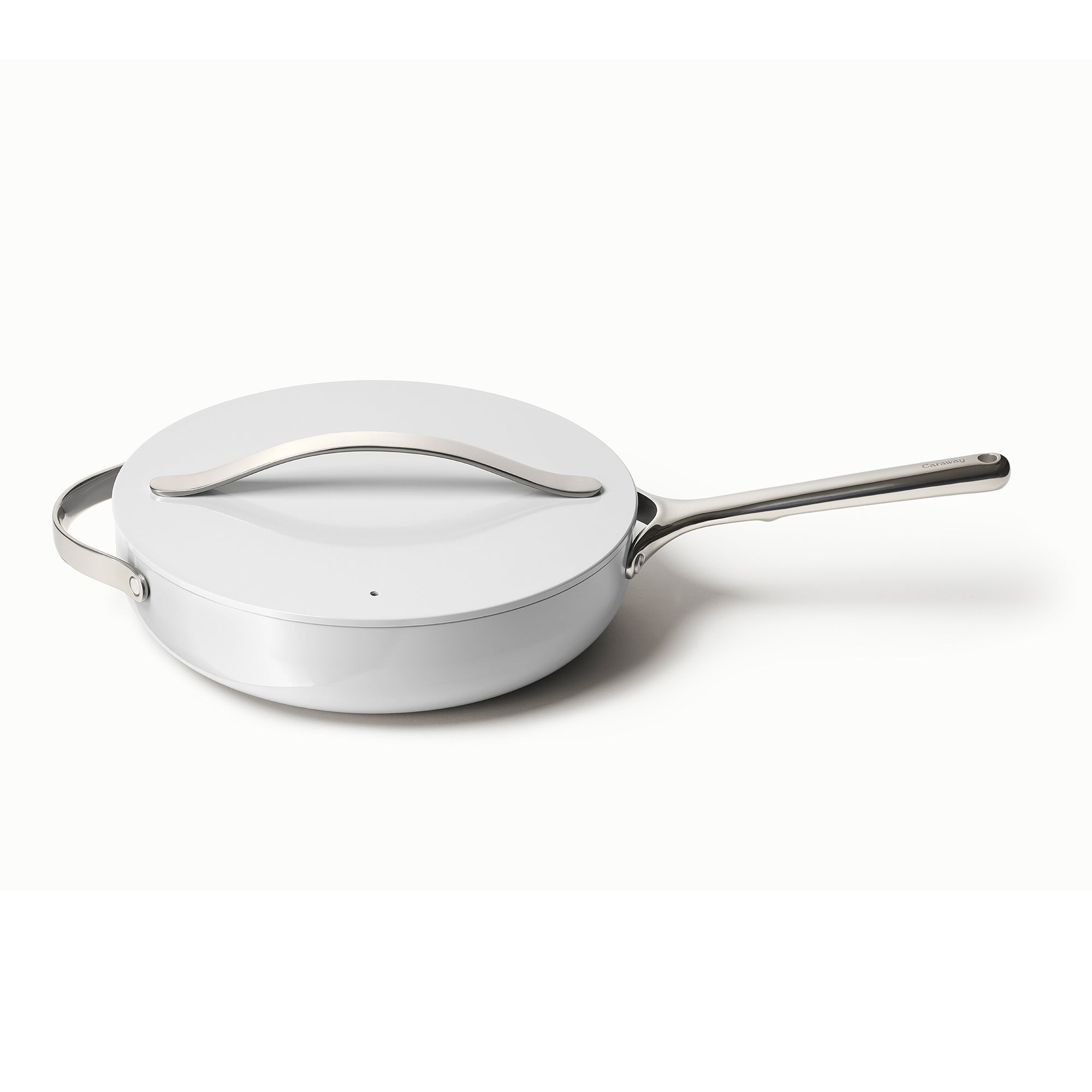 3qt Nonstick Ceramic Saute Pan w/ Lid Gray