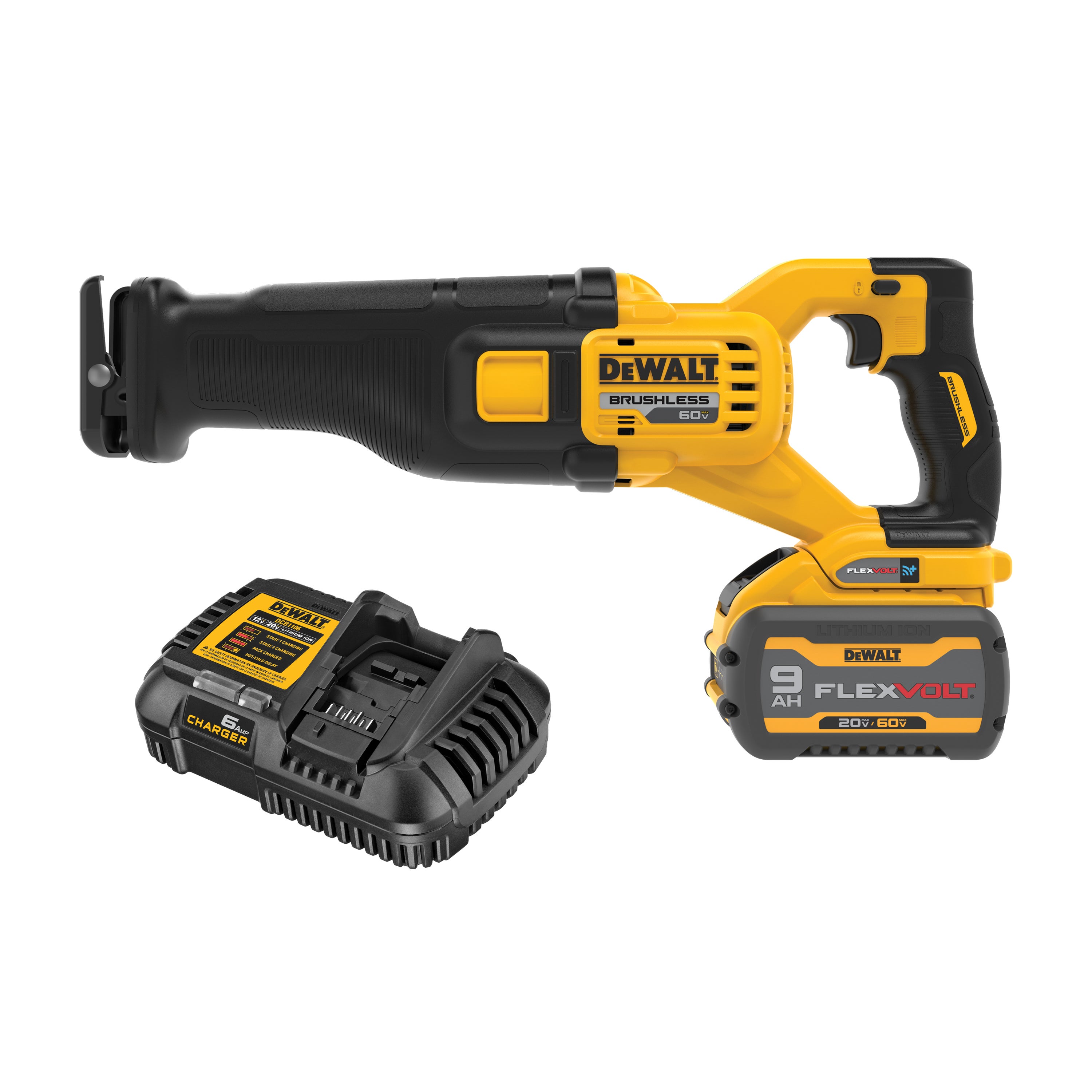 FLEXVOLT 60V MAX Brushless Cordless Reciprocating Saw Kit