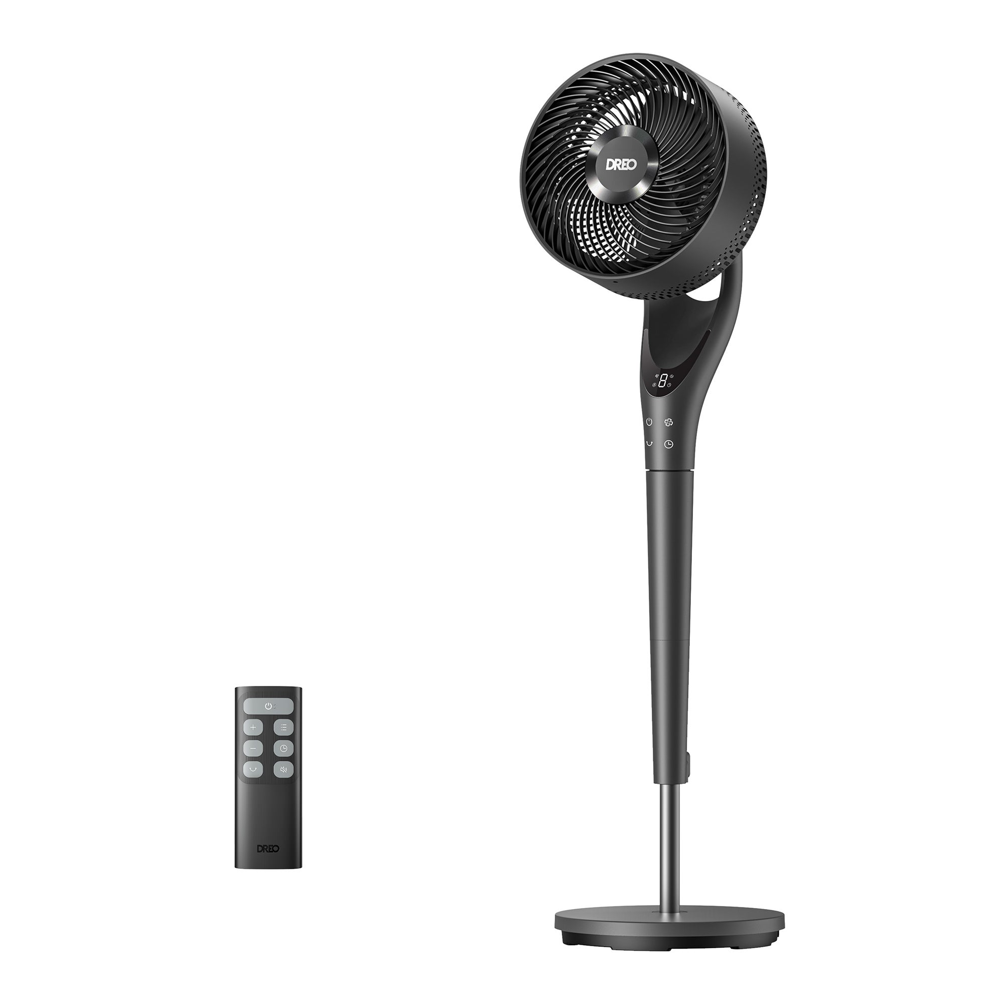8" 2D Turbo PolyFan 9 Speed Quiet w/ Remote