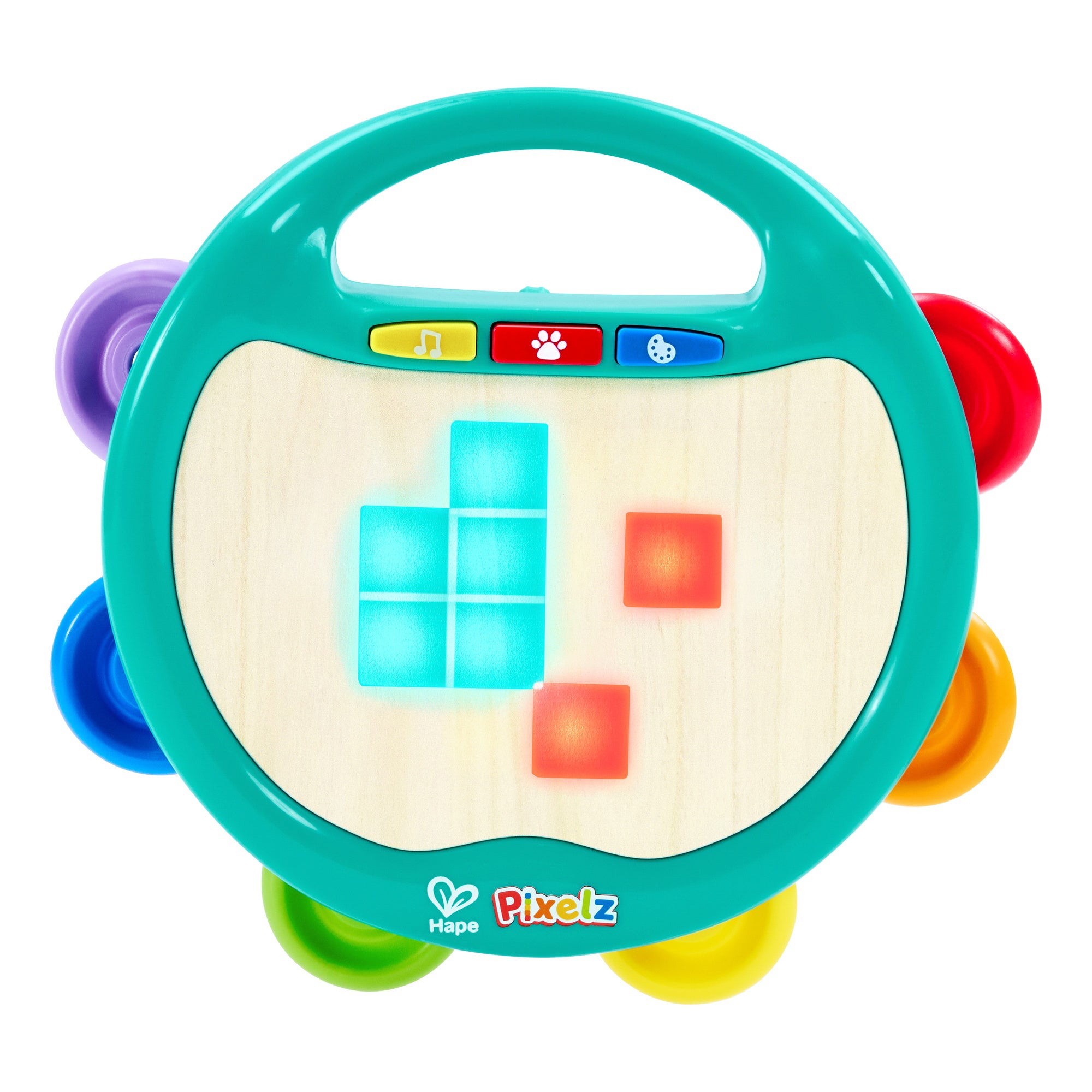Pixel Beat Tambourine Toy Ages 18+ Months