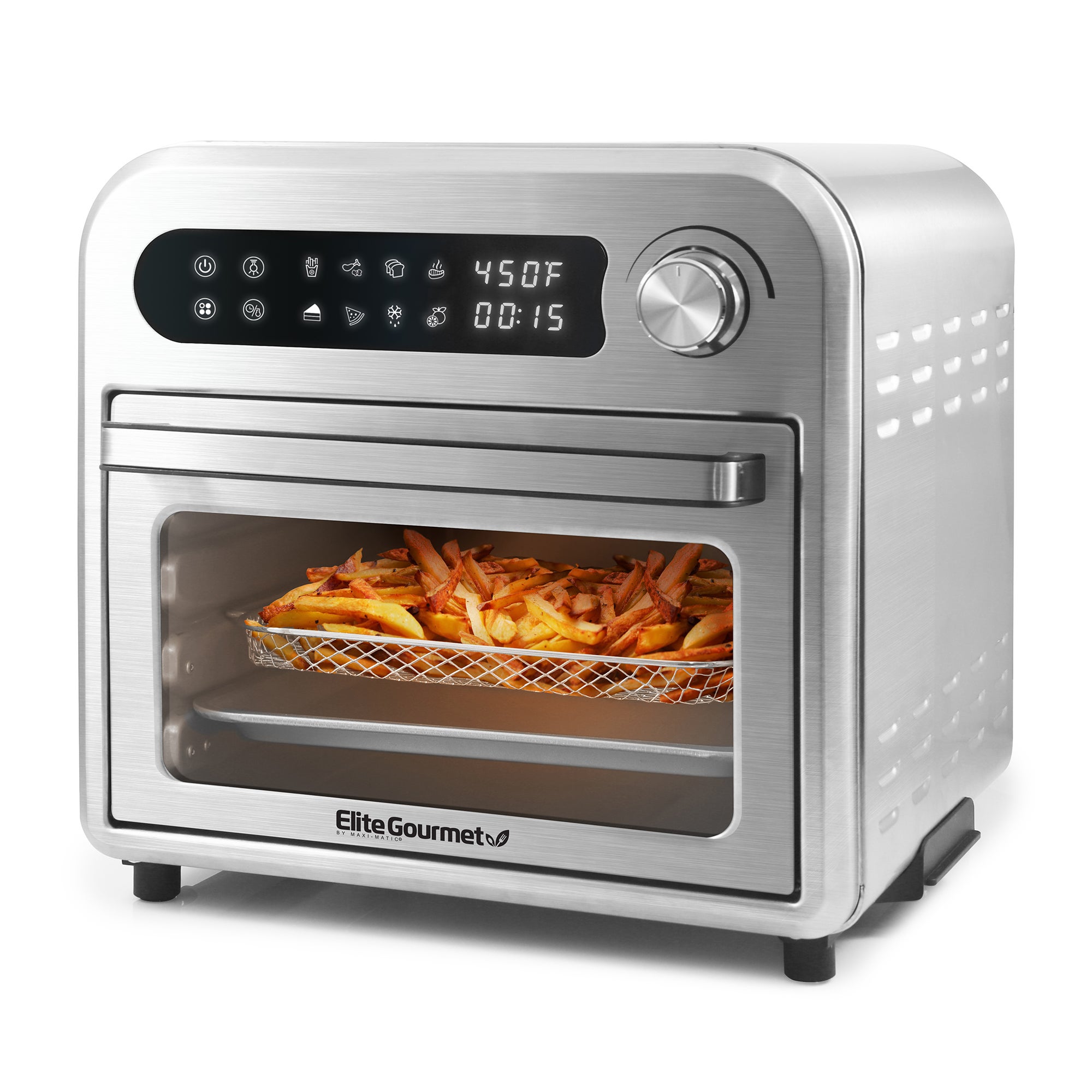 10L Multi-Use Digital Air Fryer Oven Stainless Steel
