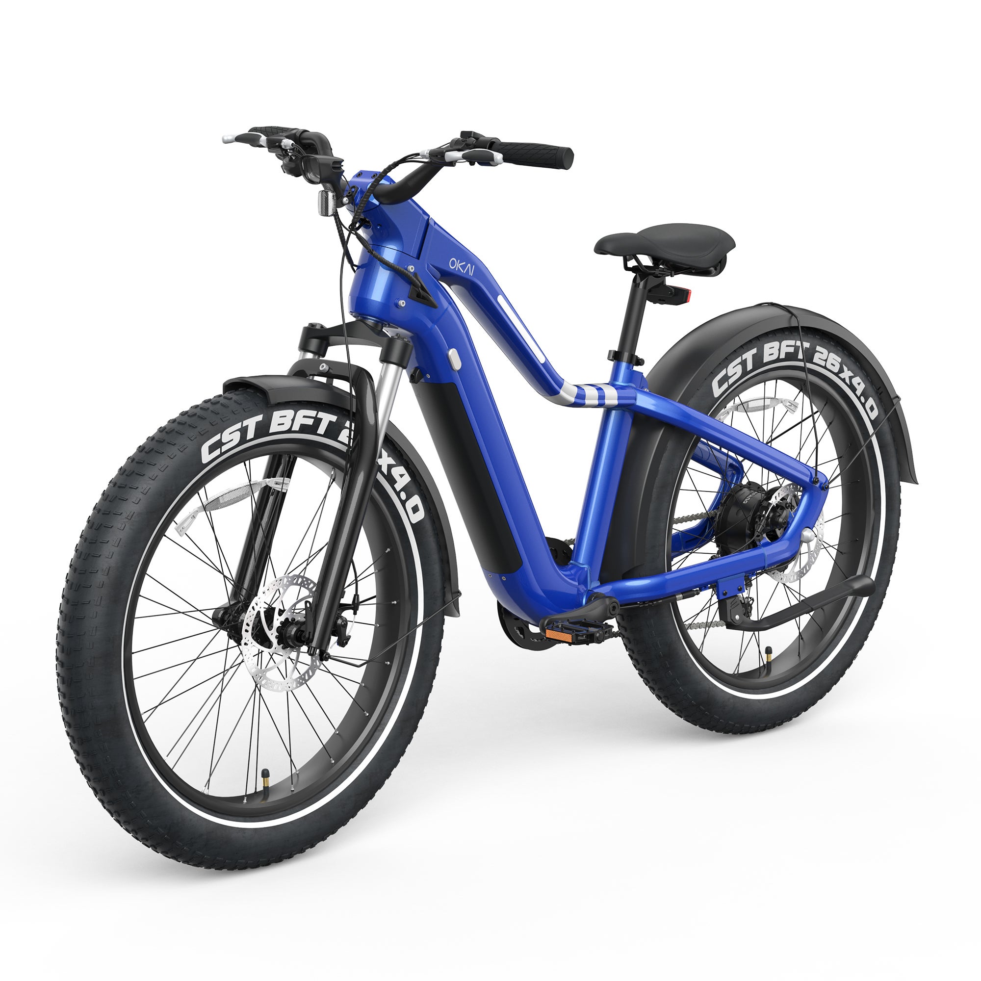 Ranger EB50 Electric Fat Tires Mountain Bike Blue