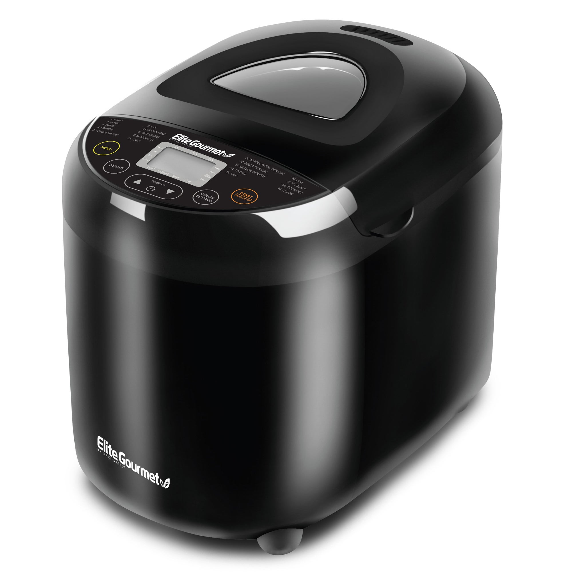 Programmable 2lb Bread Maker Black