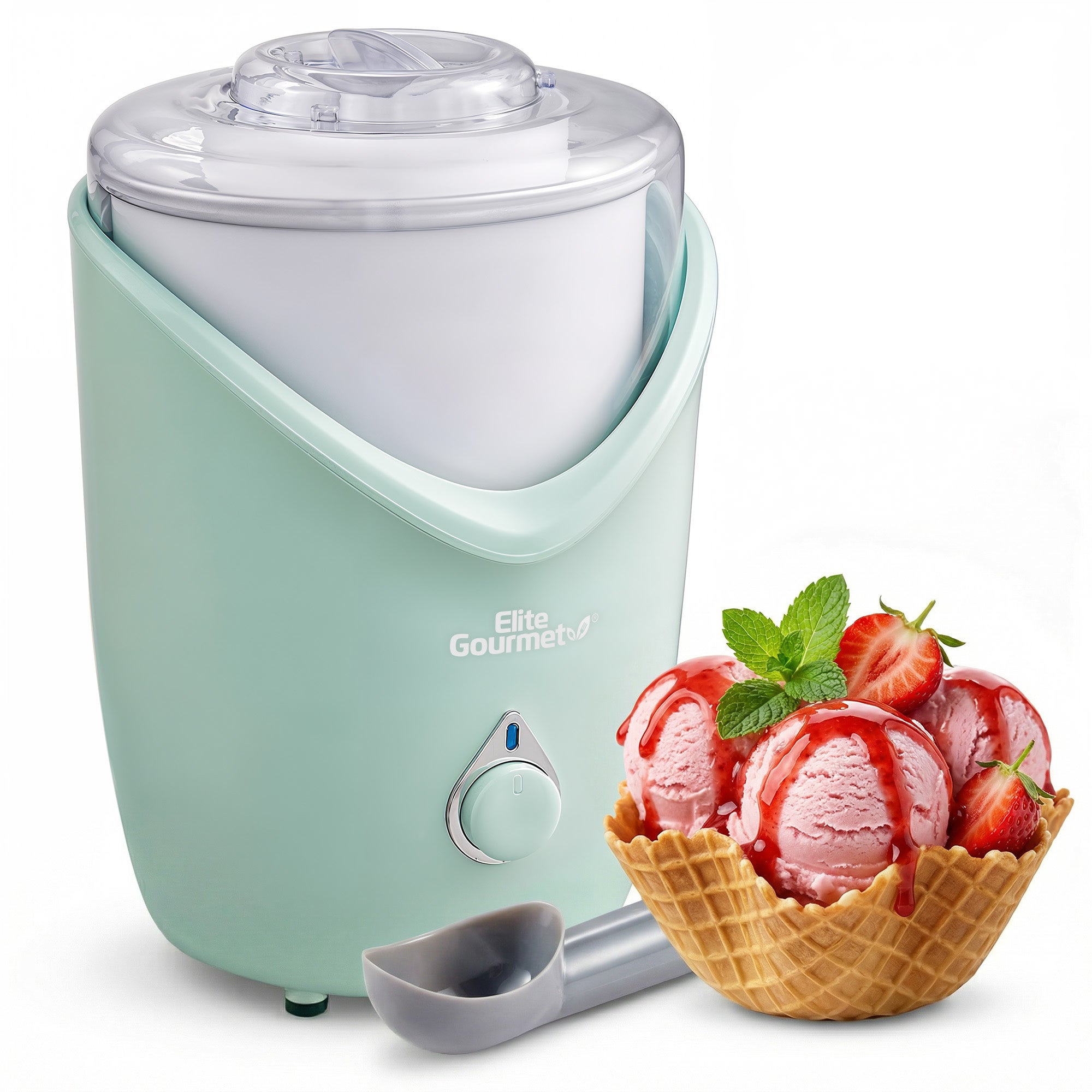 2qt Automatic Ice Cream Maker Mint