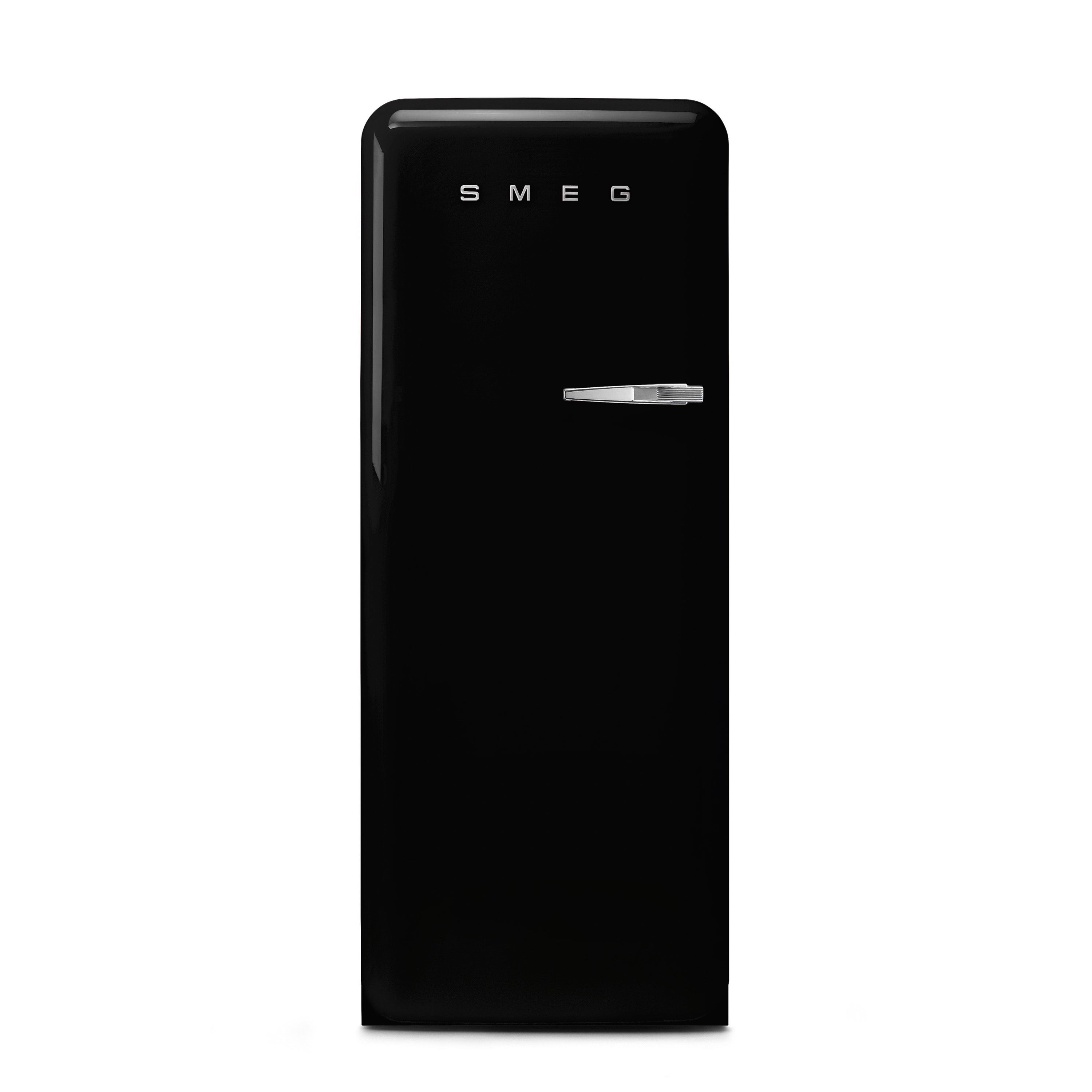 FAB 28 Retro Refrigerator w/ Ice Compartment - Left Hinge Black