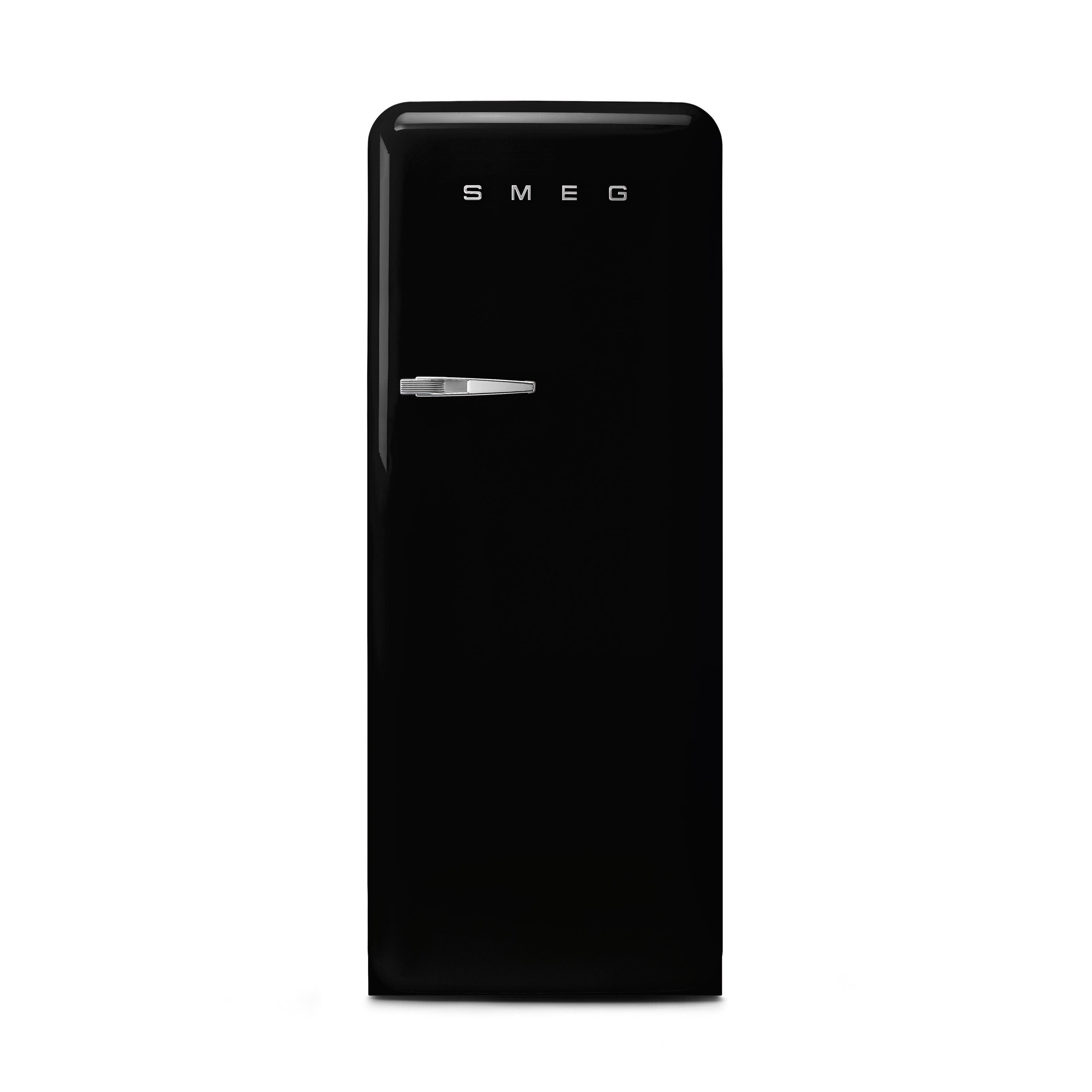 FAB 28 Retro Refrigerator w/ Ice Compartment - Right Hinge Black