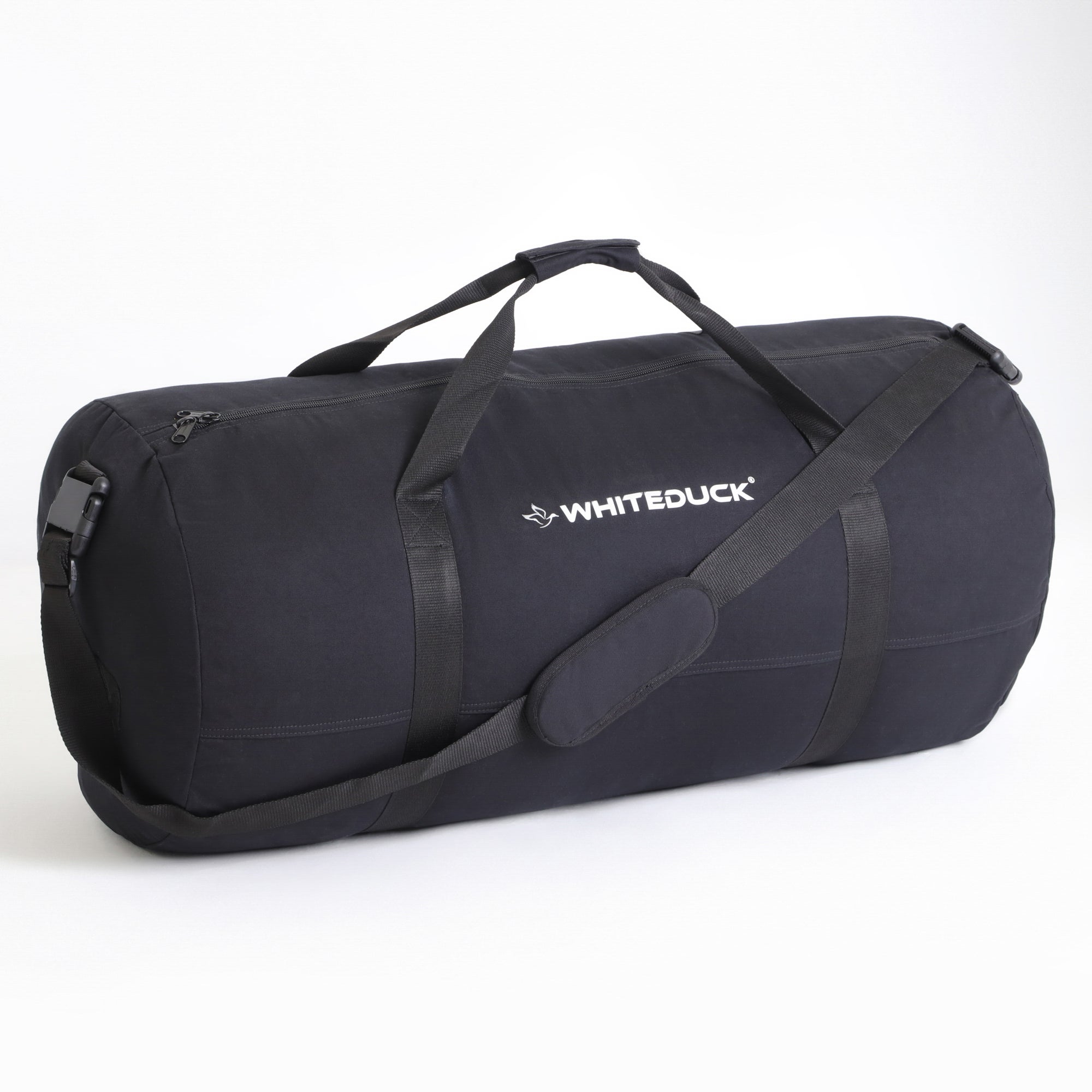 Filios Canvas Duffel Bag - 24" x 16" Black