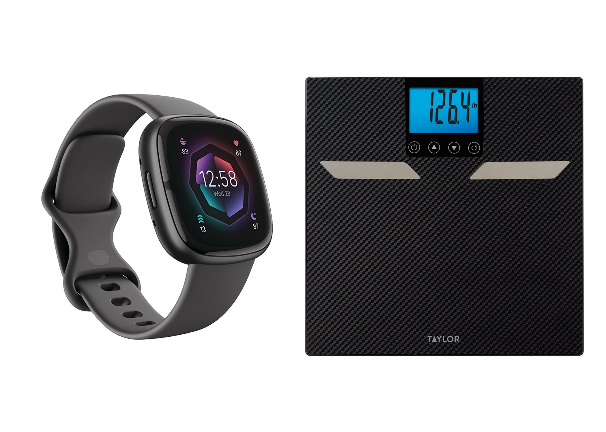 Sense 2 Advanced Health Smartwatch w/ Body Composition Scale