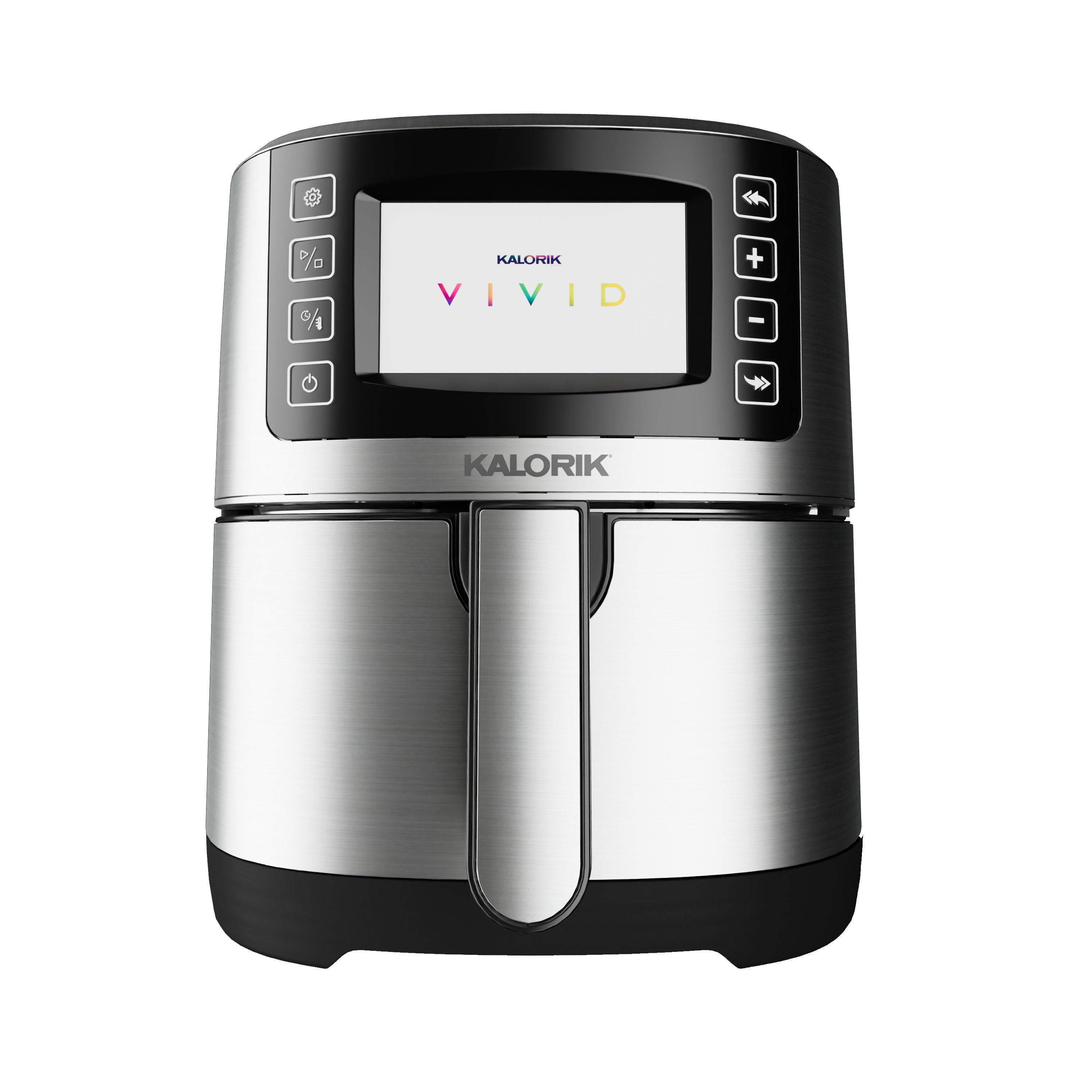 7qt Vivid Series Touchscreen Air Fryer Stainless Steel