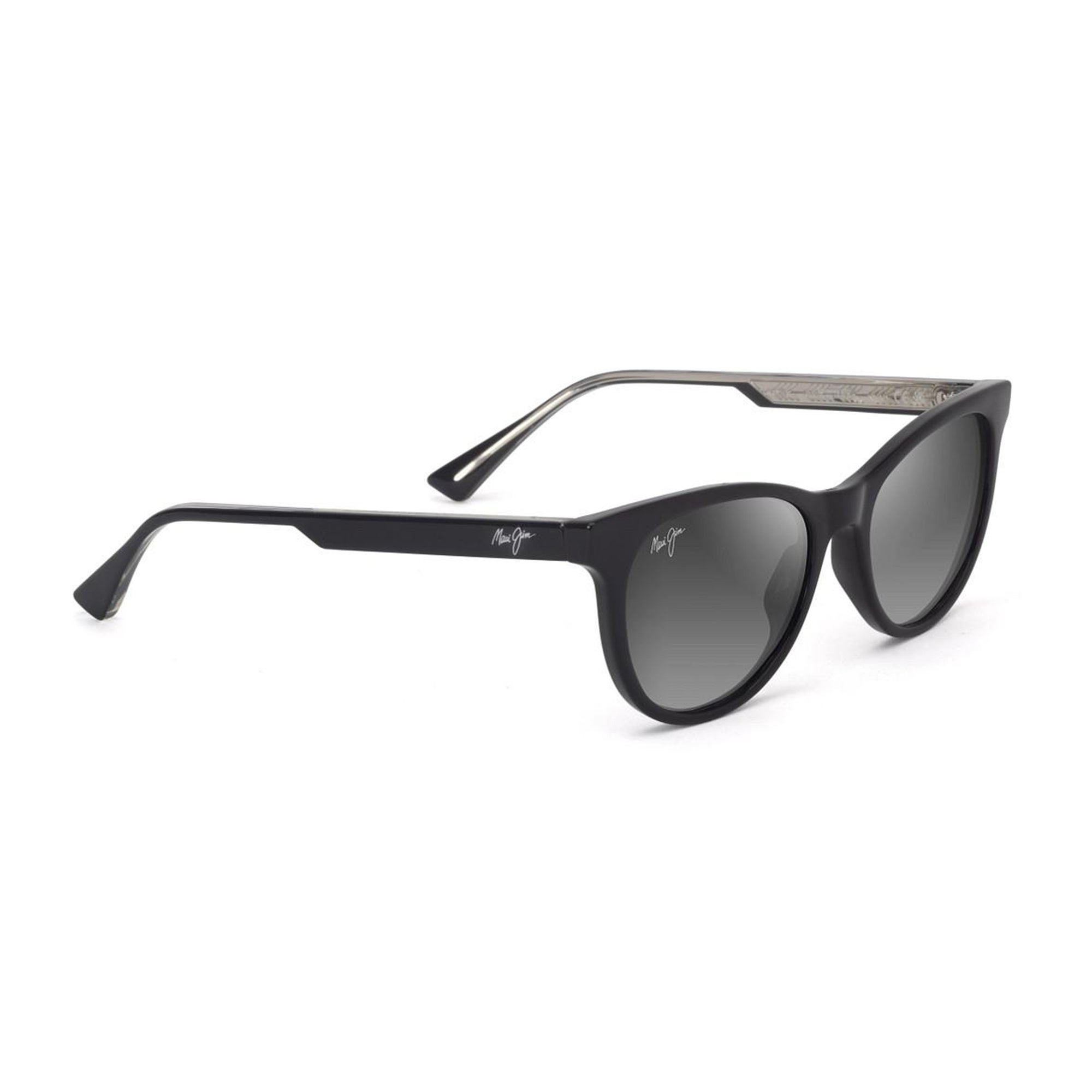 Lonomea Polarized Sunglasses Shiny Dark Violet & Lilac Frame Neutral Gray Lens