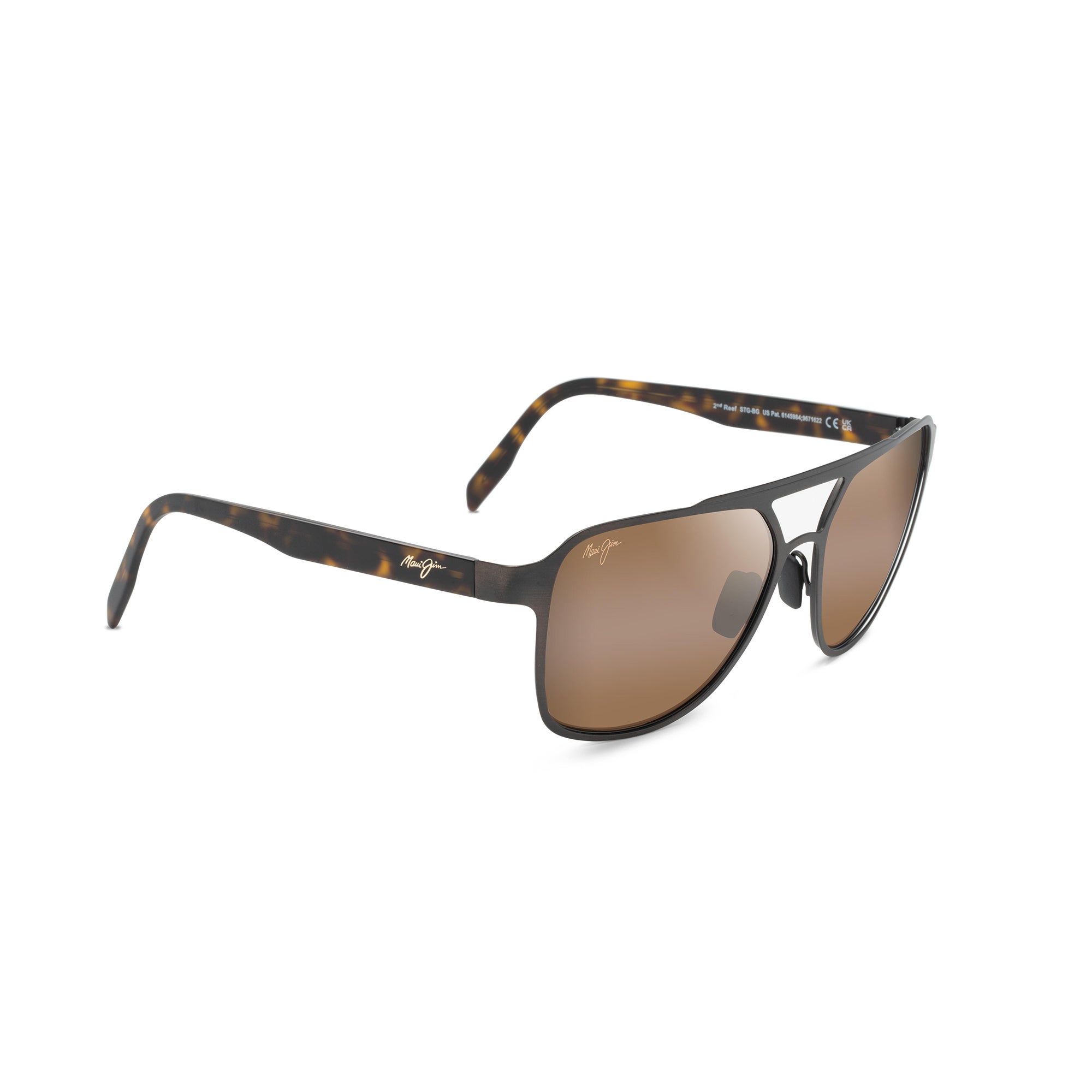 2nd Reef Polarized Sunglasses Chocolate Frame HCL Bronze Lens