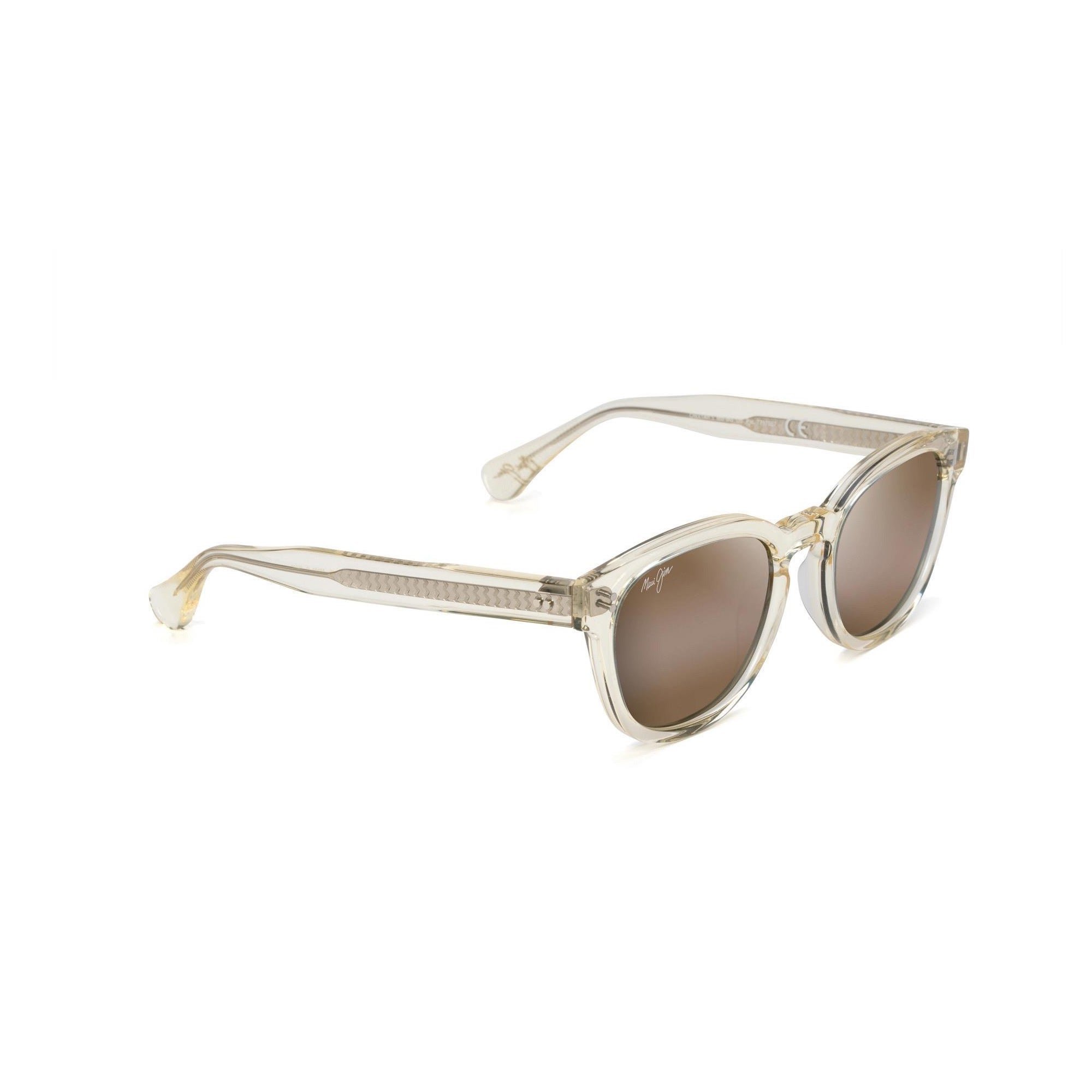 Cheetah 5 Polarized Sunglasses Vintage Crystal Frame HCL Bronze Lens