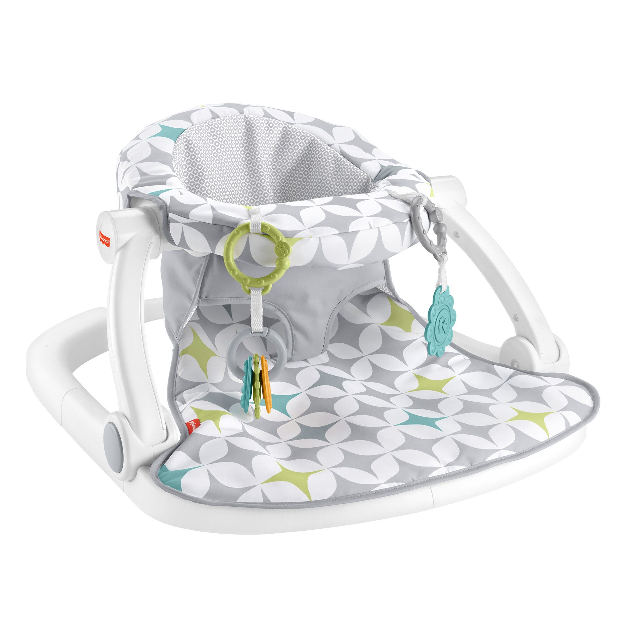 Sit-Me-Up Floor Seat w/ Developmental Toys Starlight Bursts