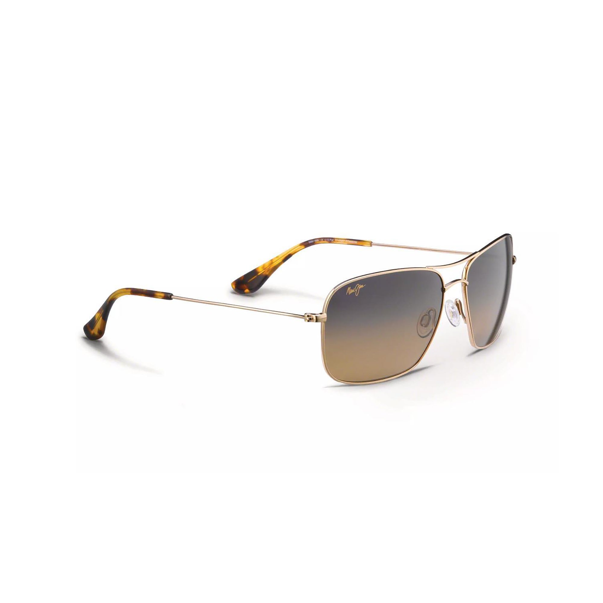 Wiki Wiki Polarized Sunglasses Gold Frame HCL Bronze Lens