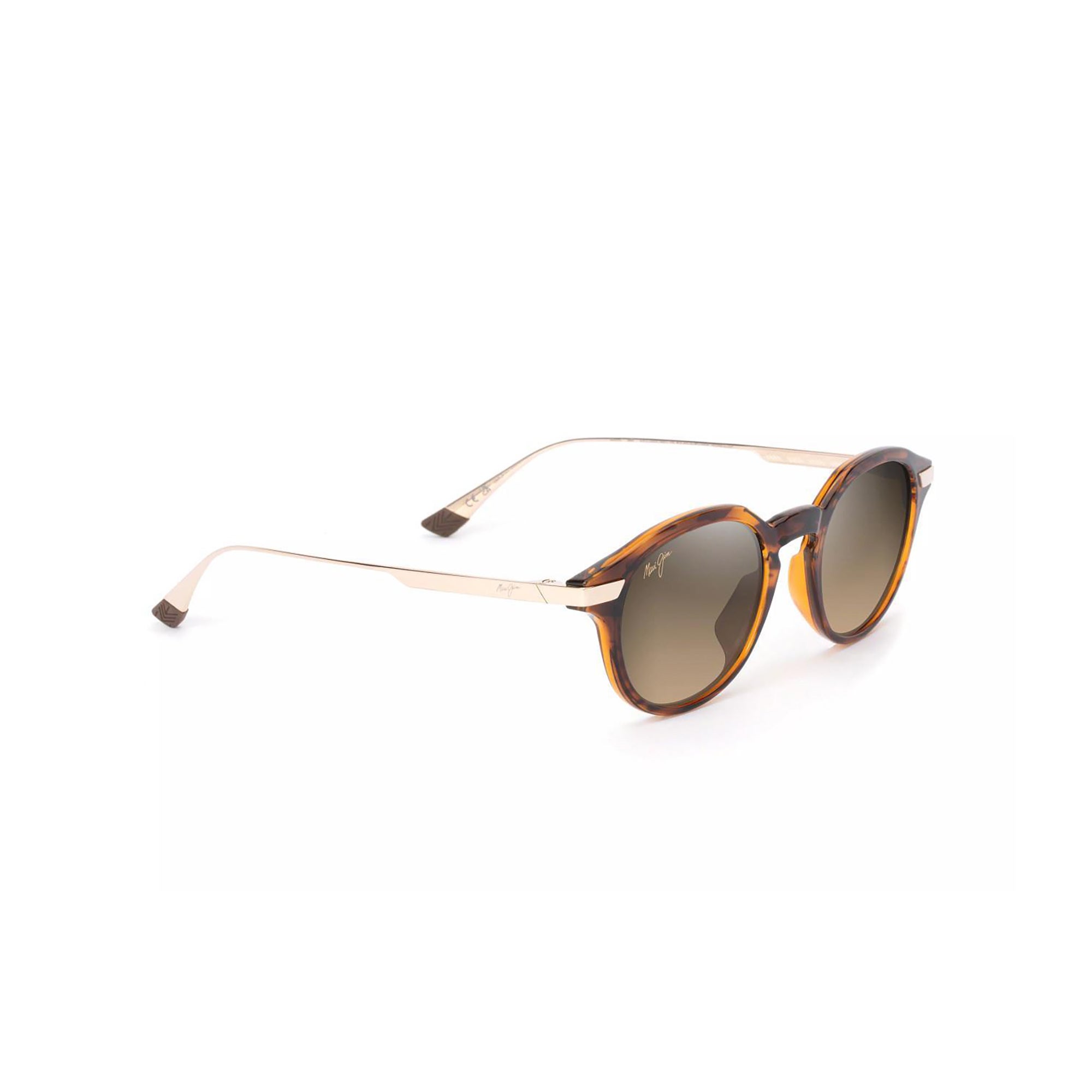 Momi Polarized Sunglasses Shiny Dark Havana Frame HCL Bronze Lens