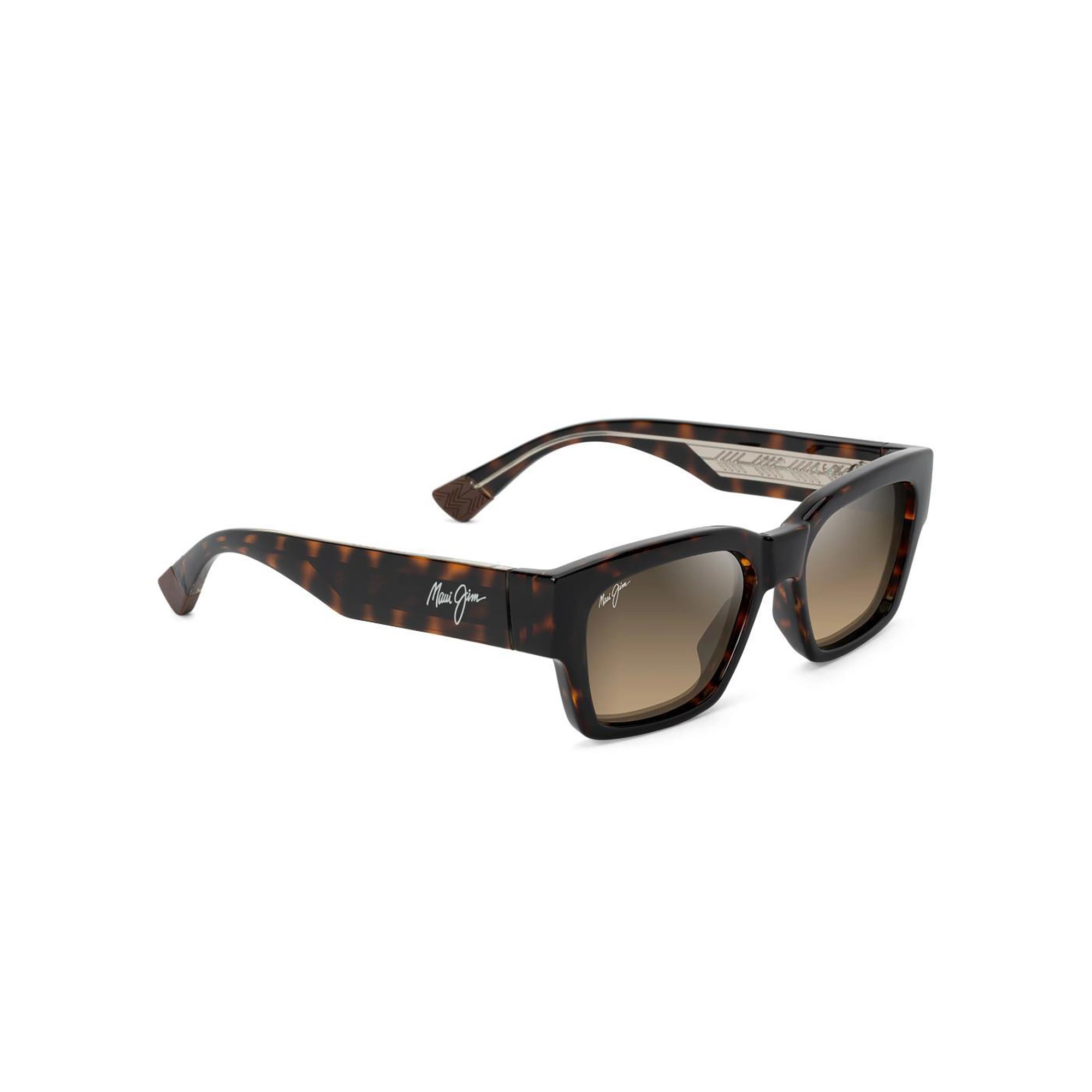 Kenui Polarized Sunglasses Shiny Dark Havana Frame HCL Bronze Lens
