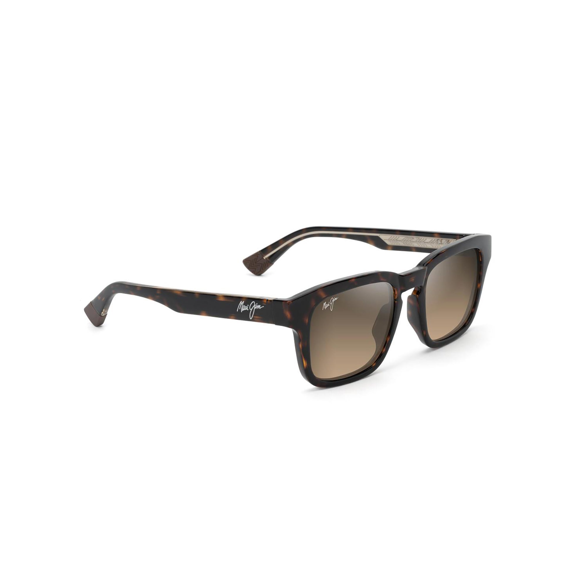 Maluhia Polarized Sunglasses Shiny Dark Havana Frame HCL Bronze Lens