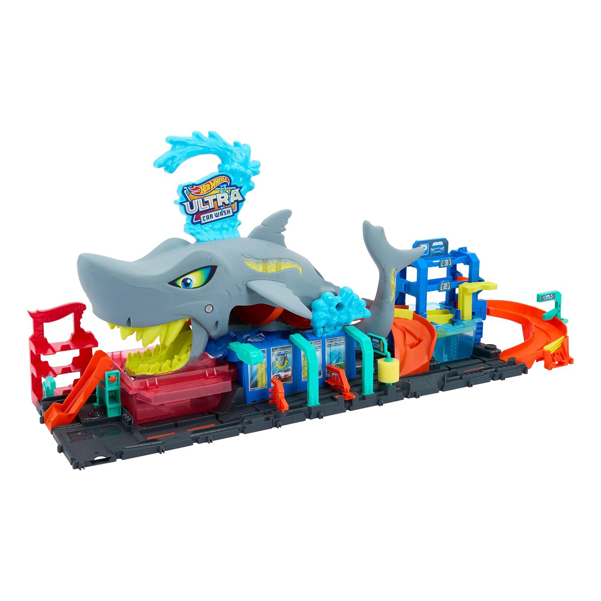 Hot Wheels Ultra Shark Car Wash Ages 3+ Years