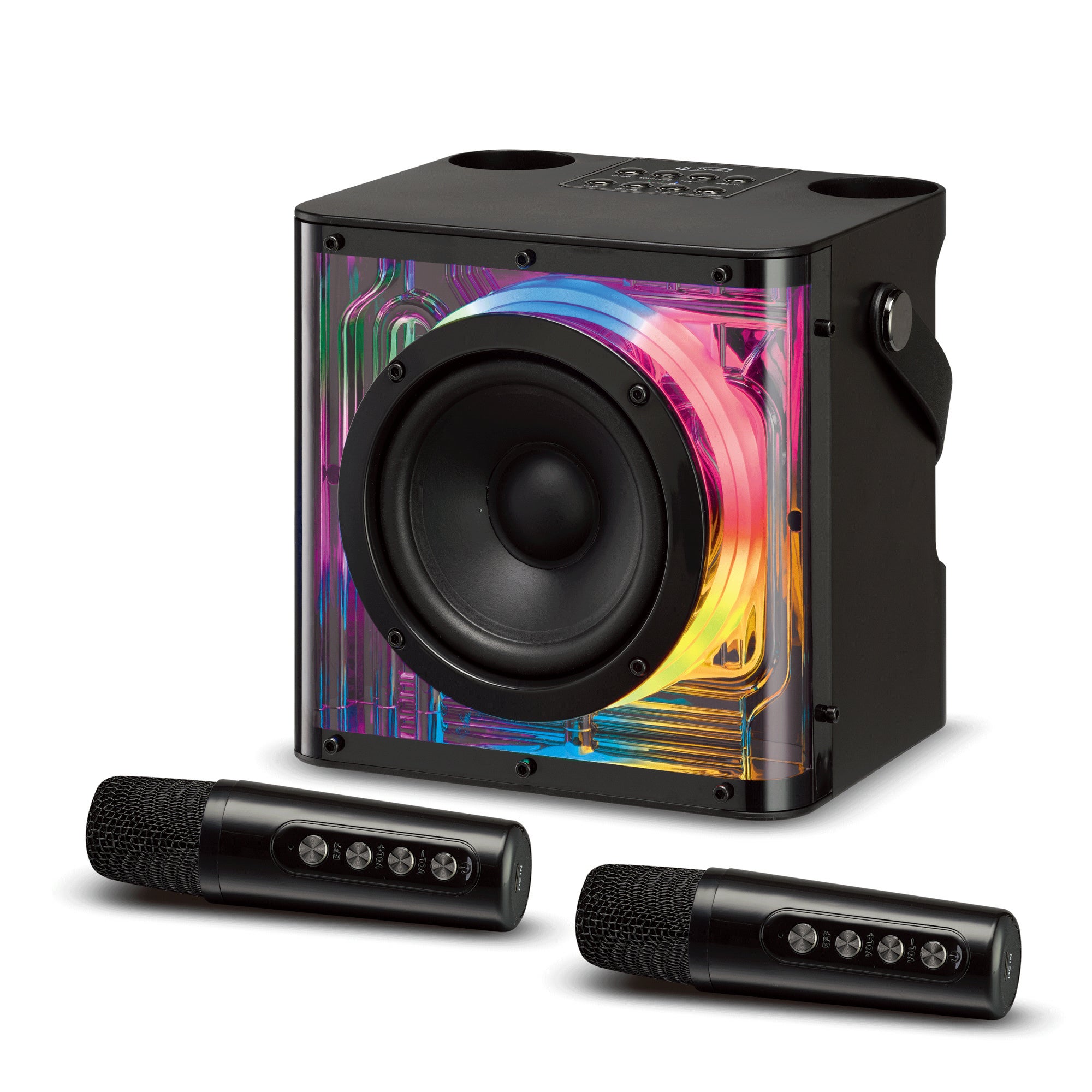 Block Party Wireless Party Machine w/ 2 Wireless Microphones