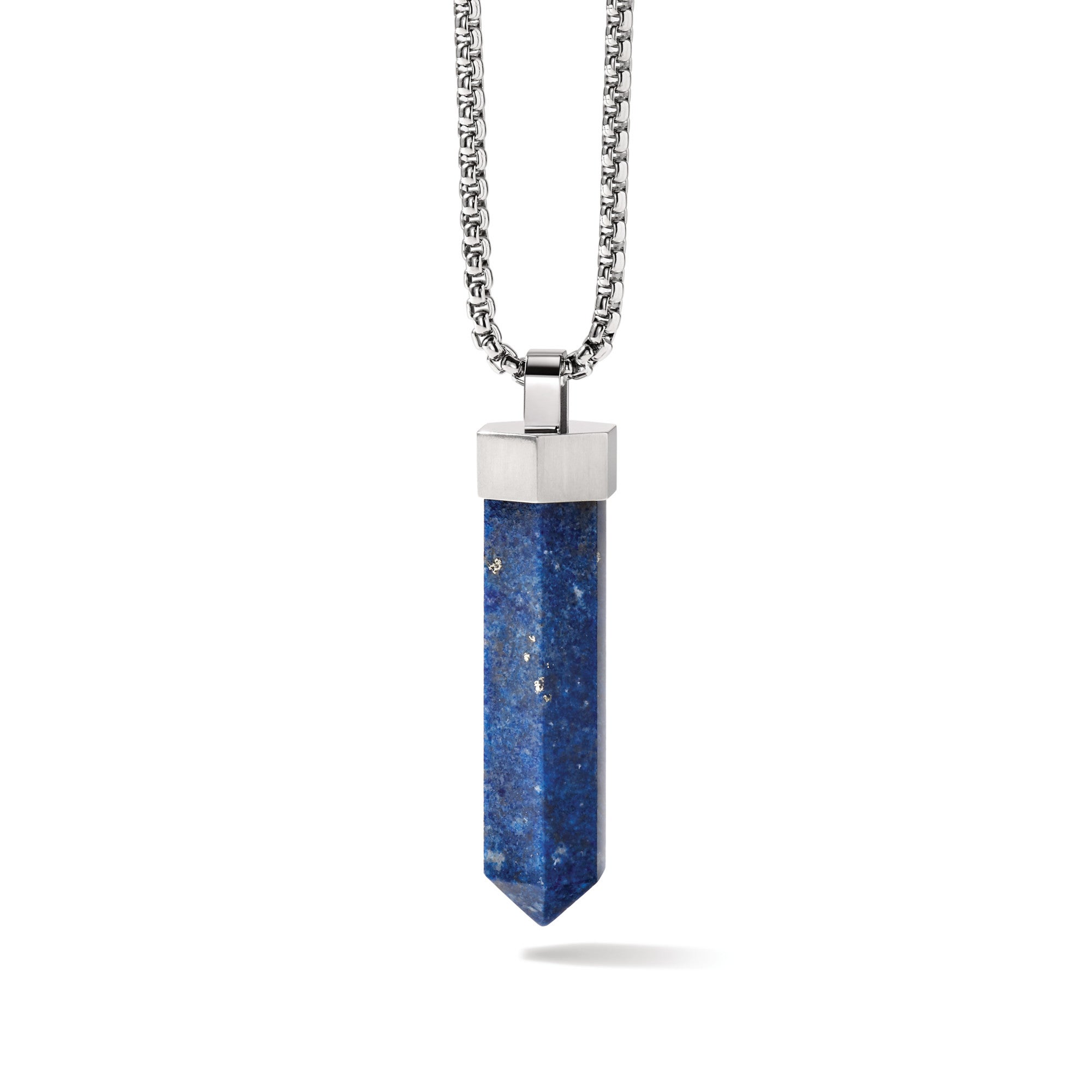 Precisionist Lapis Pendant Necklace