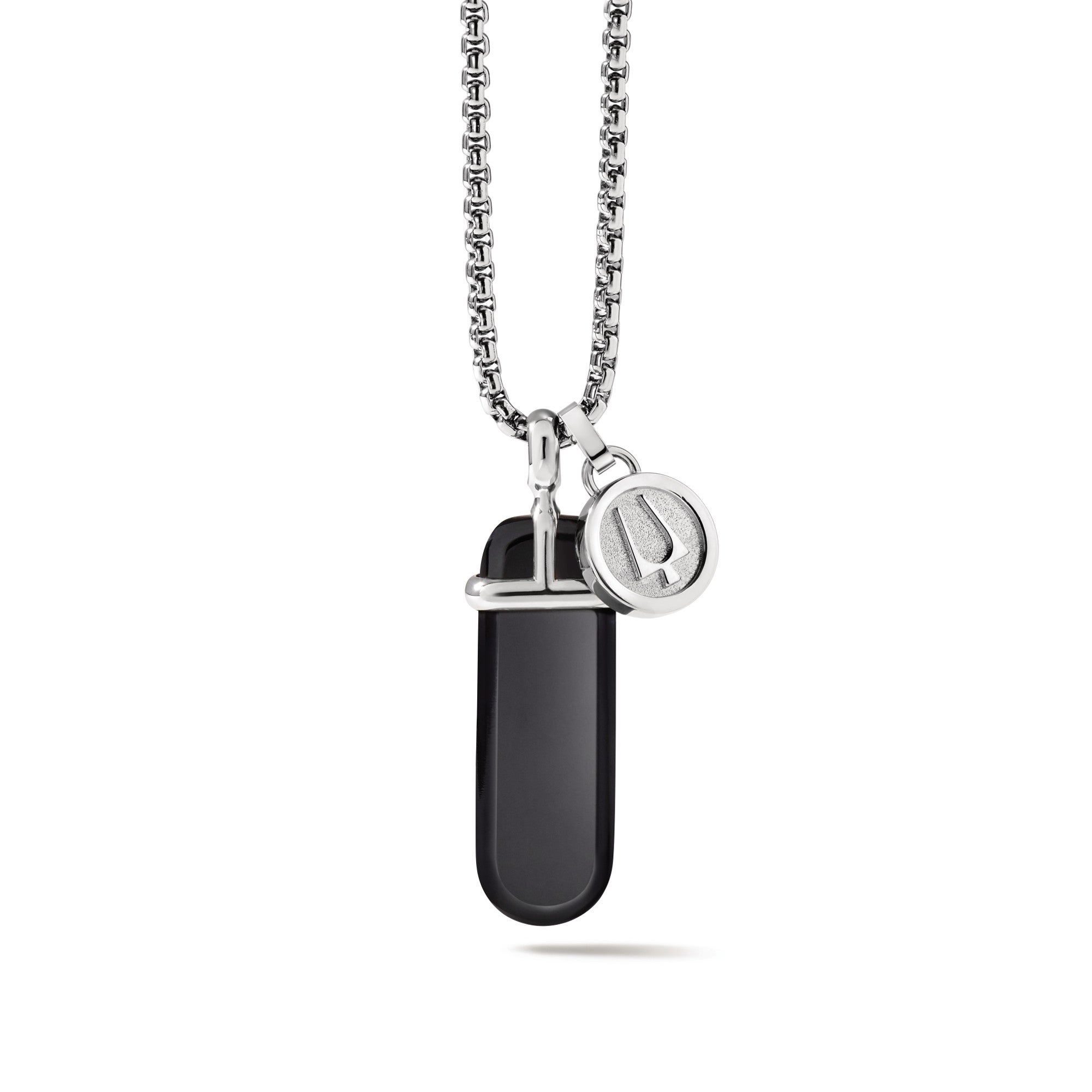 Classic Black Onyx Pendant Necklace
