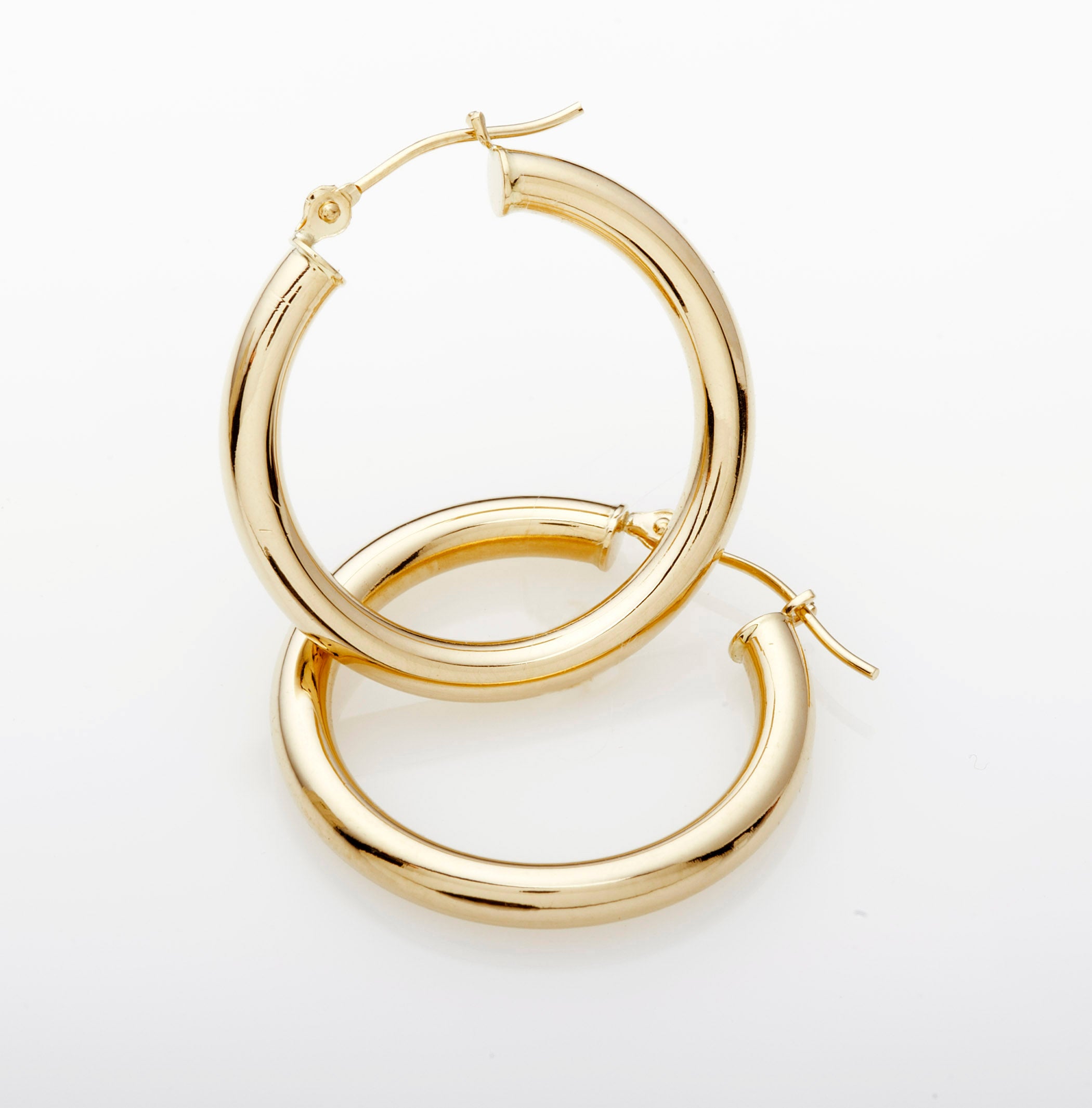 Yellow Gold Hoop Earrings