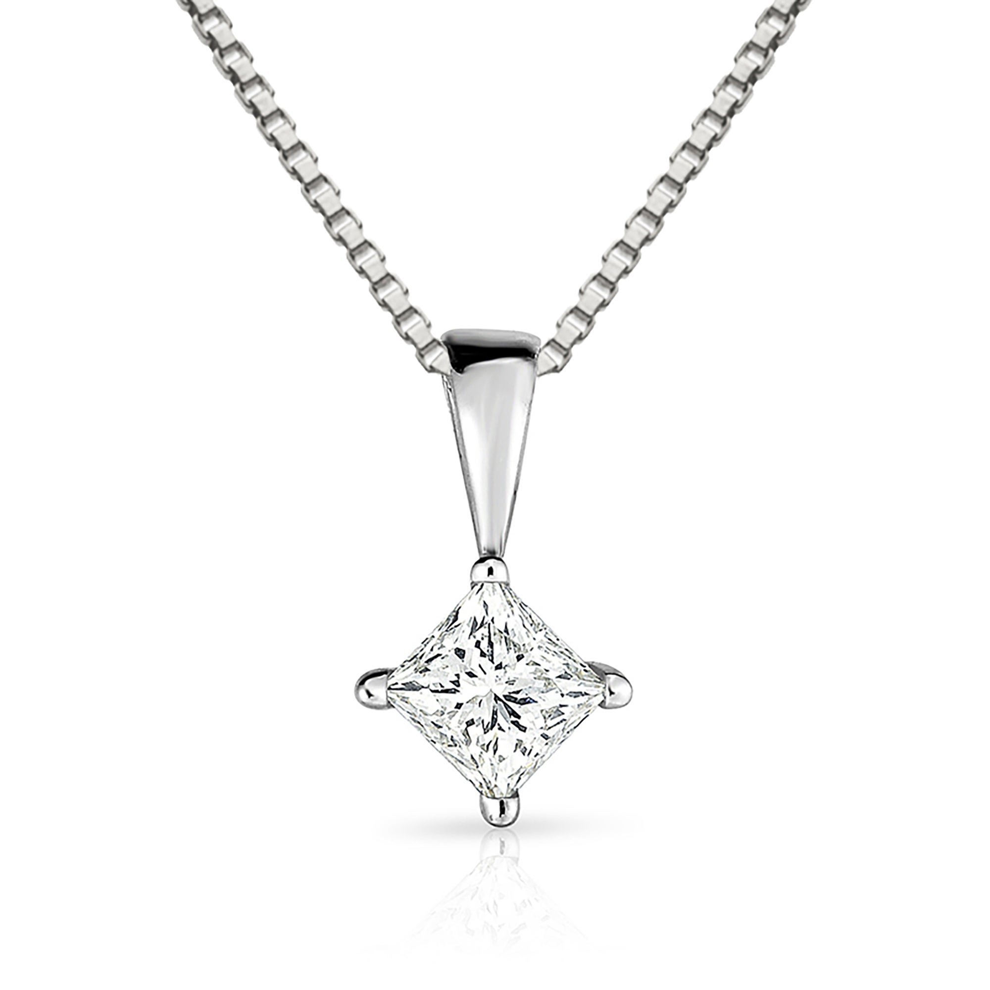 White Gold .25ct Diamond Necklace
